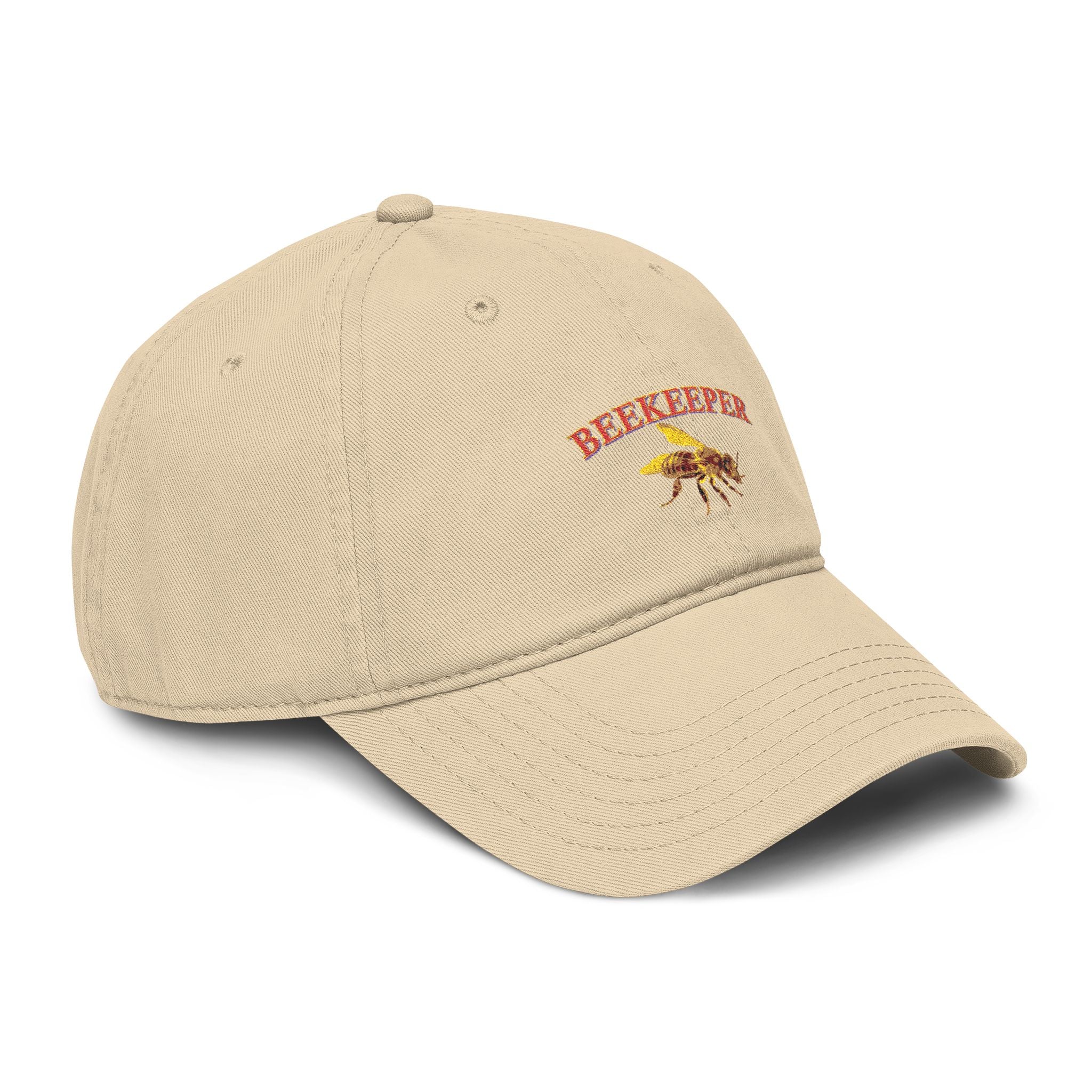 Beekeeper Embroidered Washed Baseball Cap