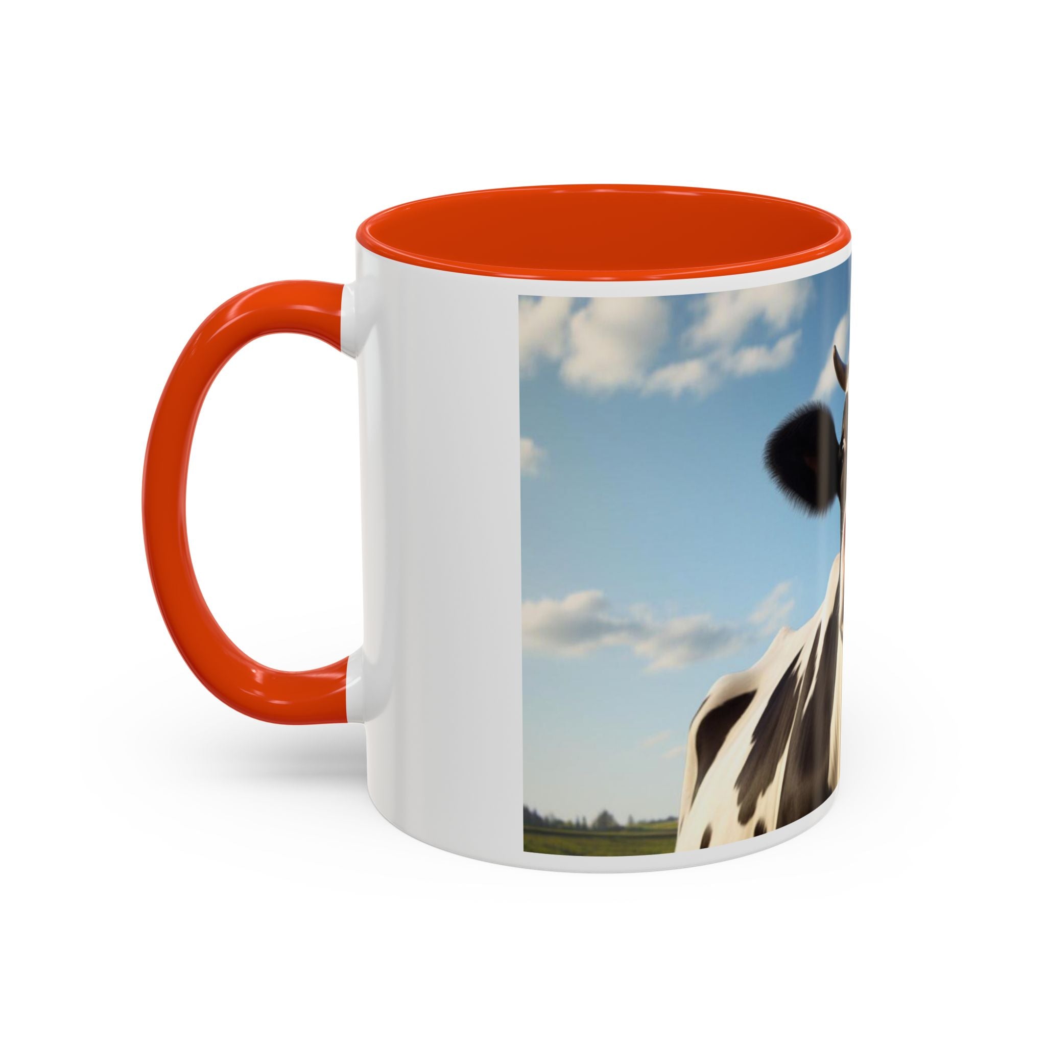 Cow Coffee Mug — Cute Cow Photo Ceramic Mug (11oz & 15oz)