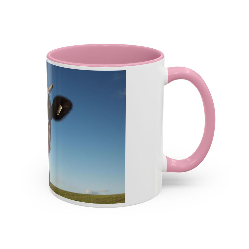 Cow Coffee Mug — Cute Cow Photo Ceramic Mug (11oz & 15oz)