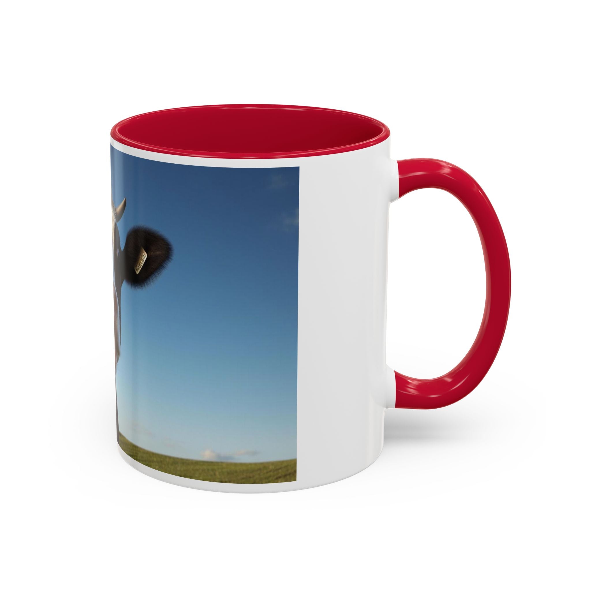 Cow Coffee Mug — Cute Cow Photo Ceramic Mug (11oz & 15oz)