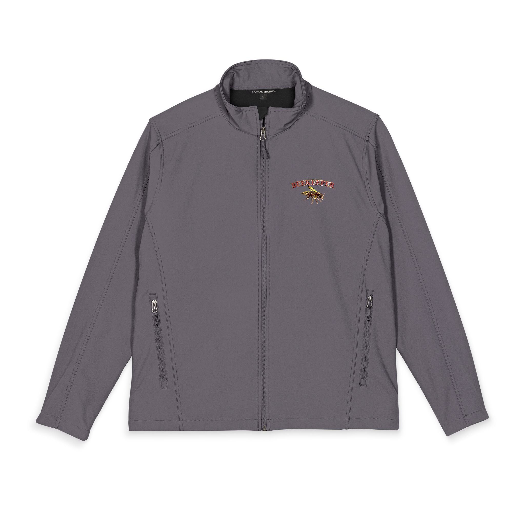 Beekeeper Men's Embroidered Soft Shell Jacket - Autumn Leaf Crest