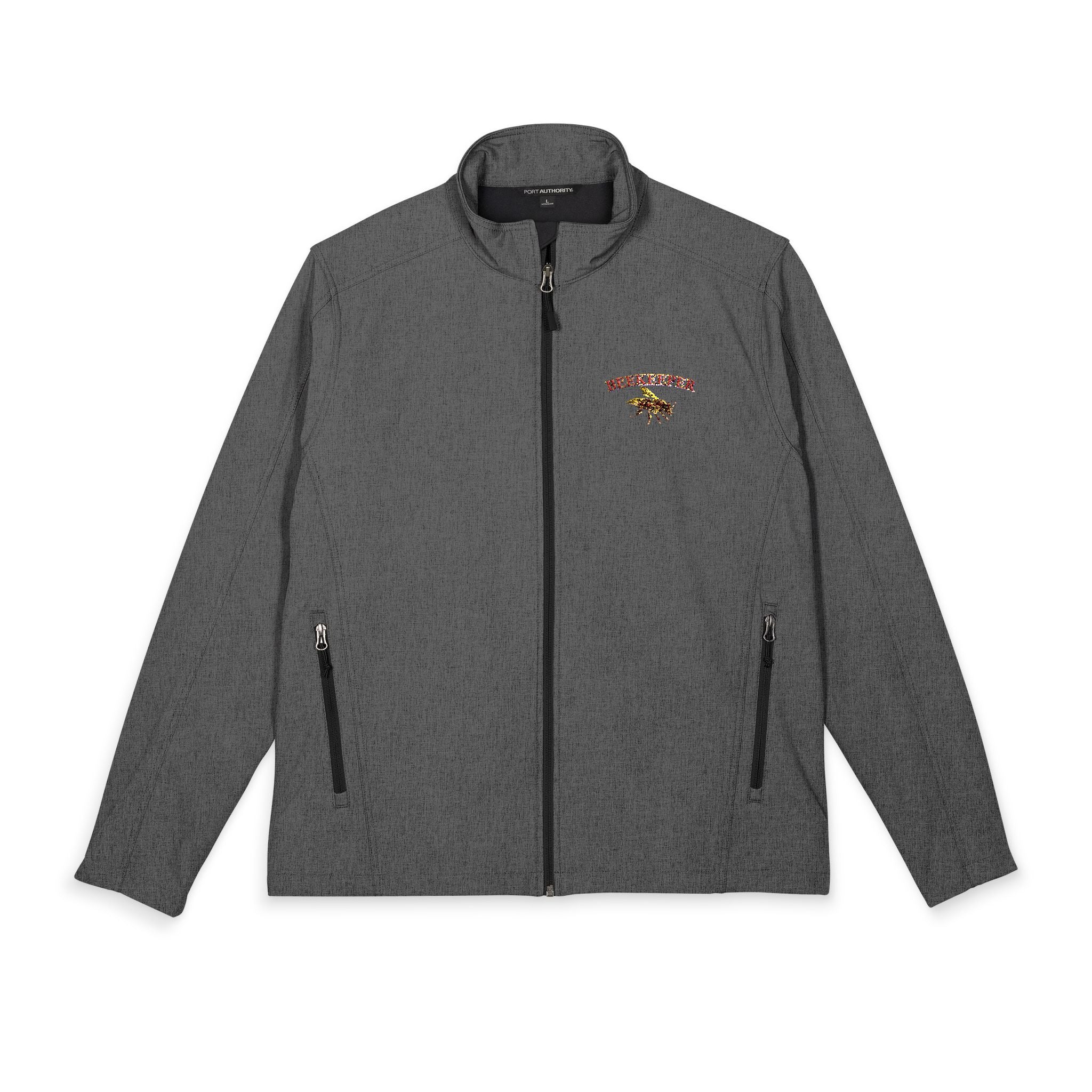 Beekeeper Men's Embroidered Soft Shell Jacket - Autumn Leaf Crest