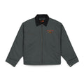 Beekeeper Duck Cloth Work Jacket — Embroidered Chest Logo, Durable Carpenter-Style Coat