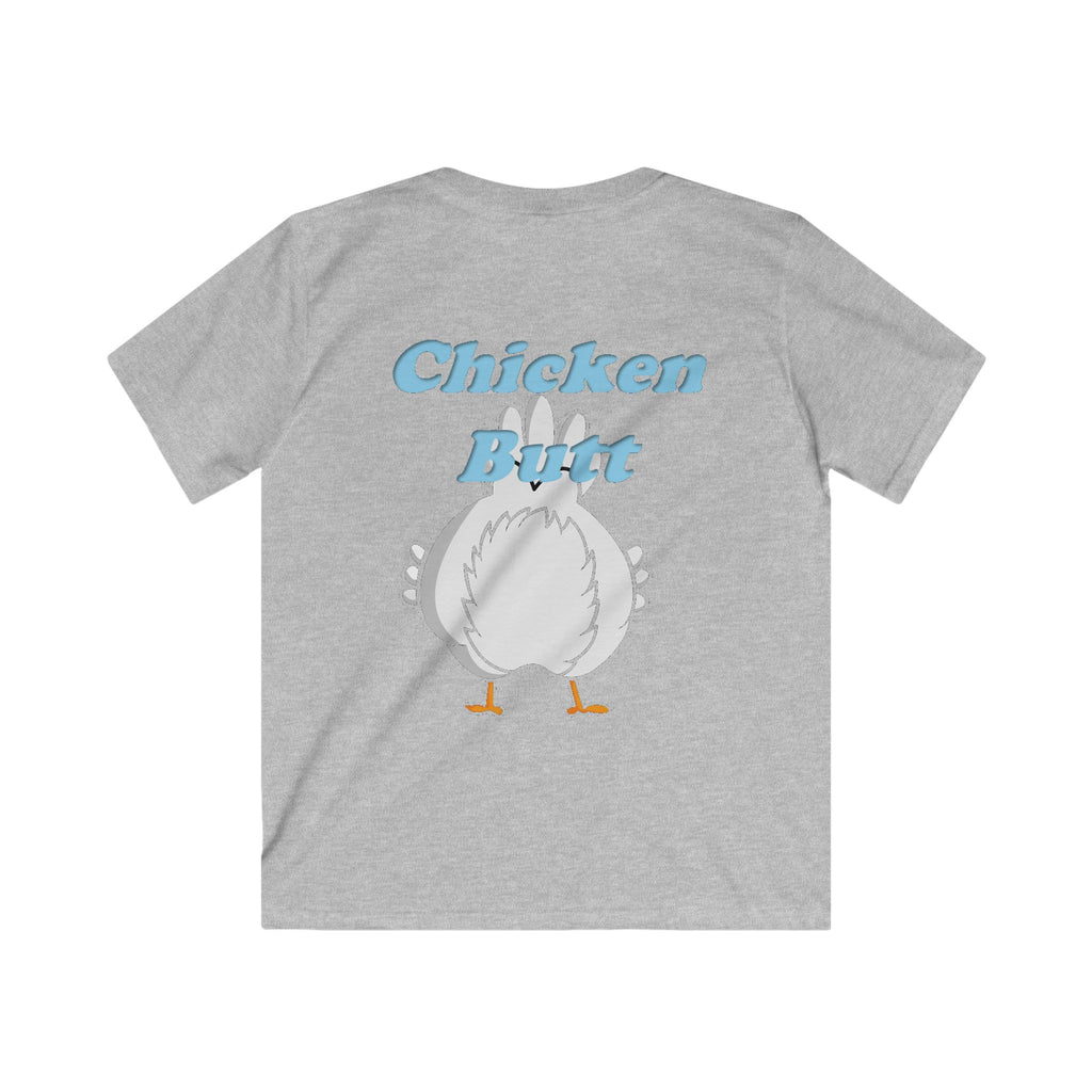 Kids Tee — "Guess What?" "Chicken Butt" Cute Graphic Shirt
