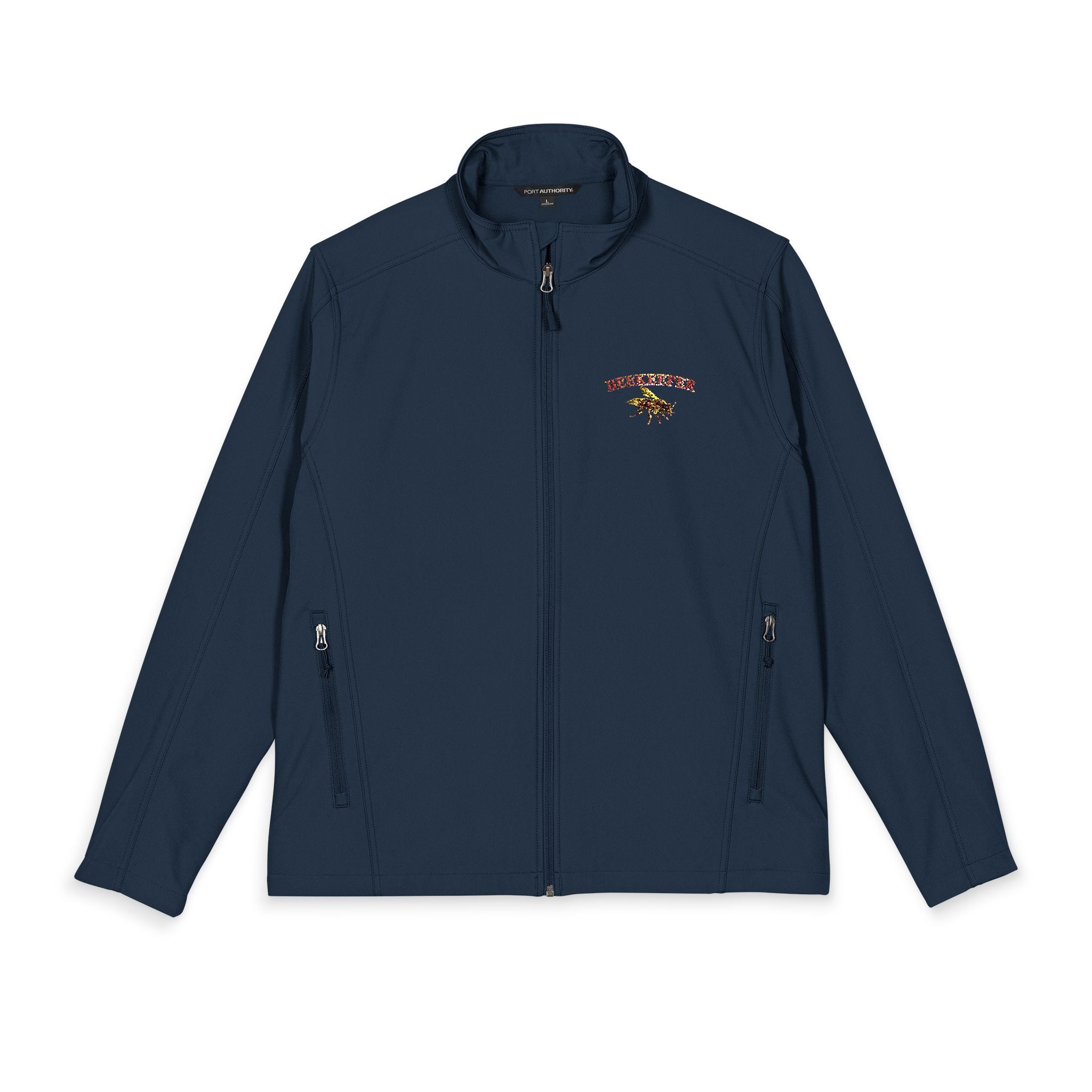 Beekeeper Men's Embroidered Soft Shell Jacket - Autumn Leaf Crest