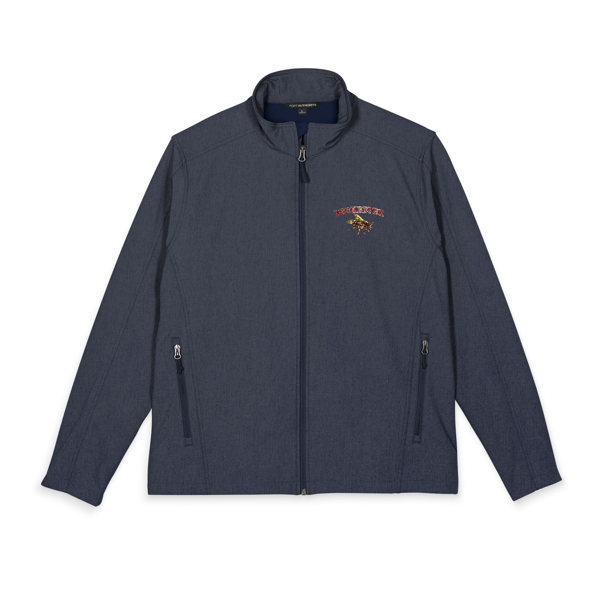 Beekeeper Men's Embroidered Soft Shell Jacket - Autumn Leaf Crest