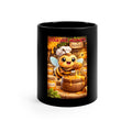 Making Honey Black Coffee Mug — Cute Bee Honey Jar 11oz