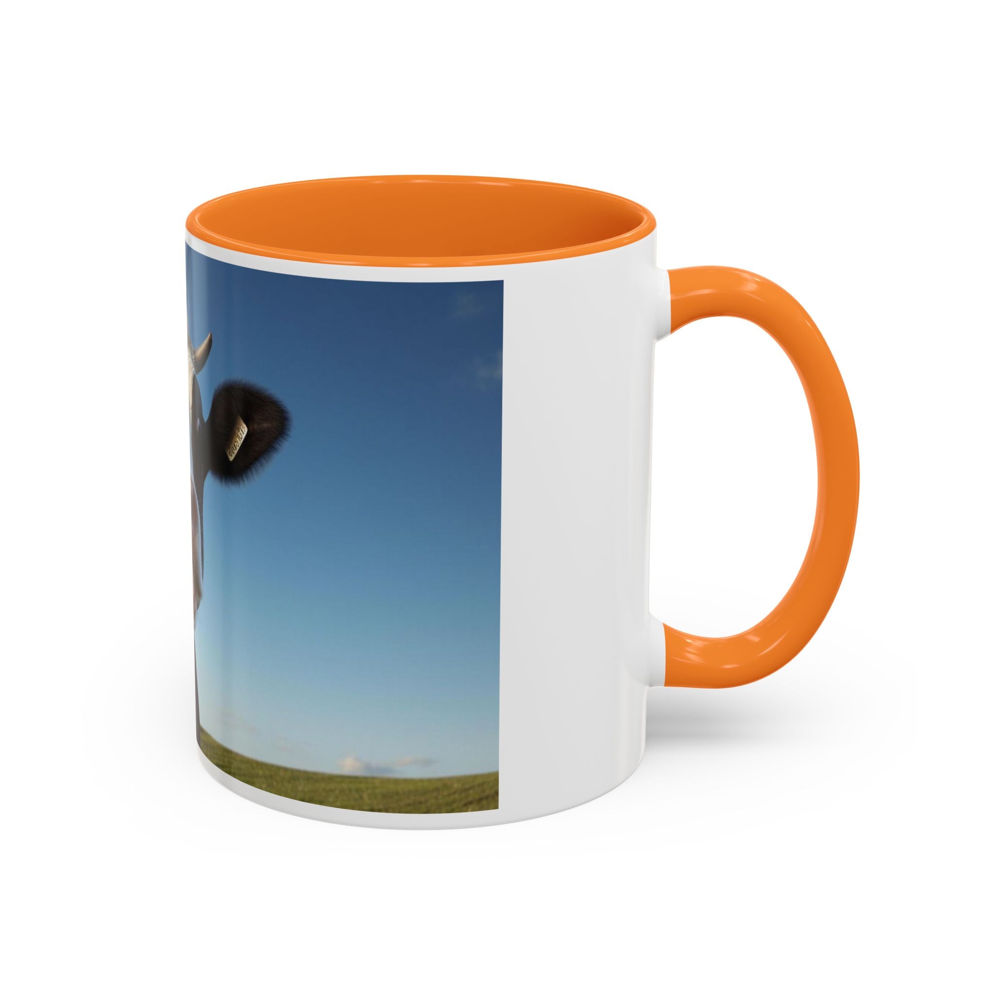 Cow Coffee Mug — Cute Cow Photo Ceramic Mug (11oz & 15oz)