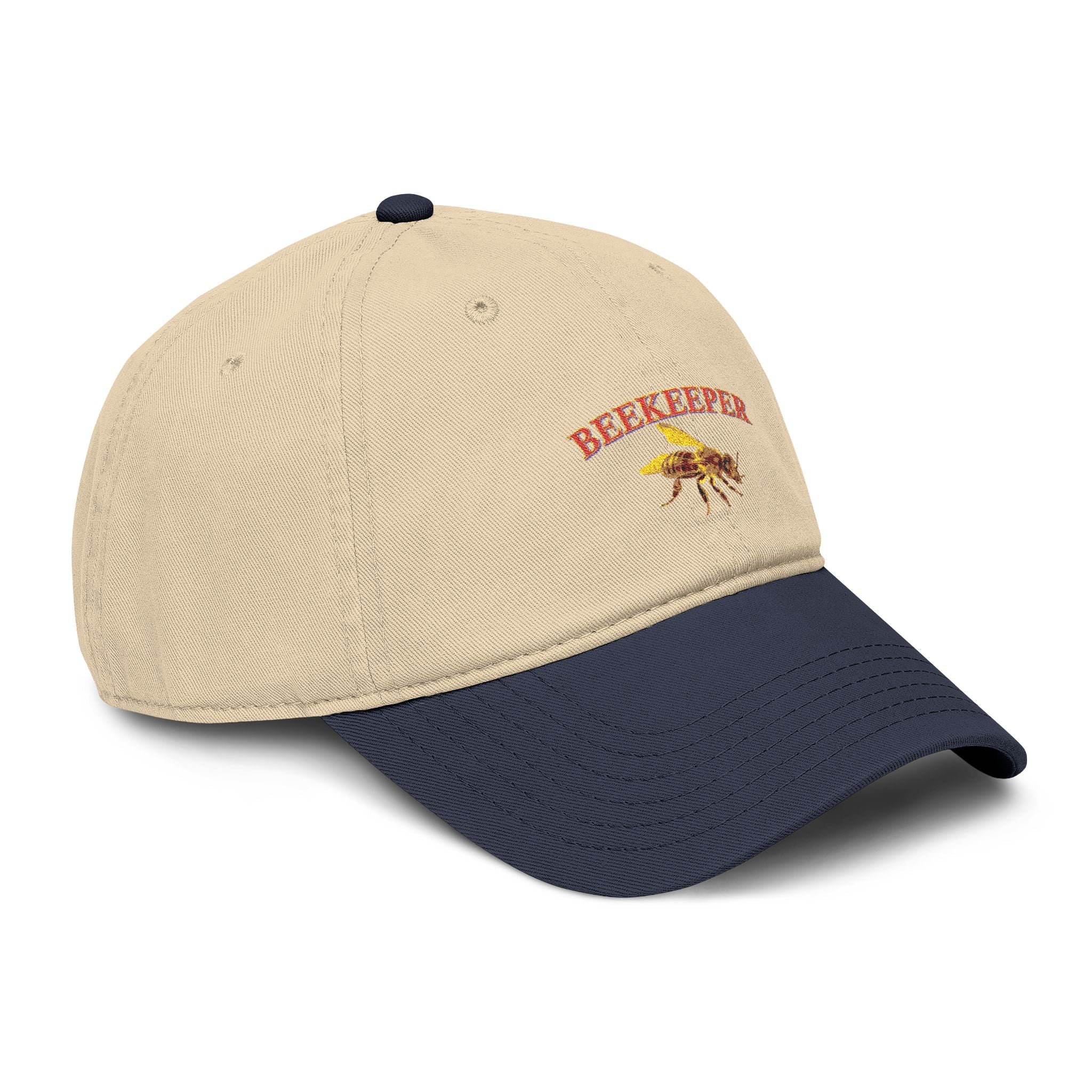 Beekeeper Embroidered Washed Baseball Cap