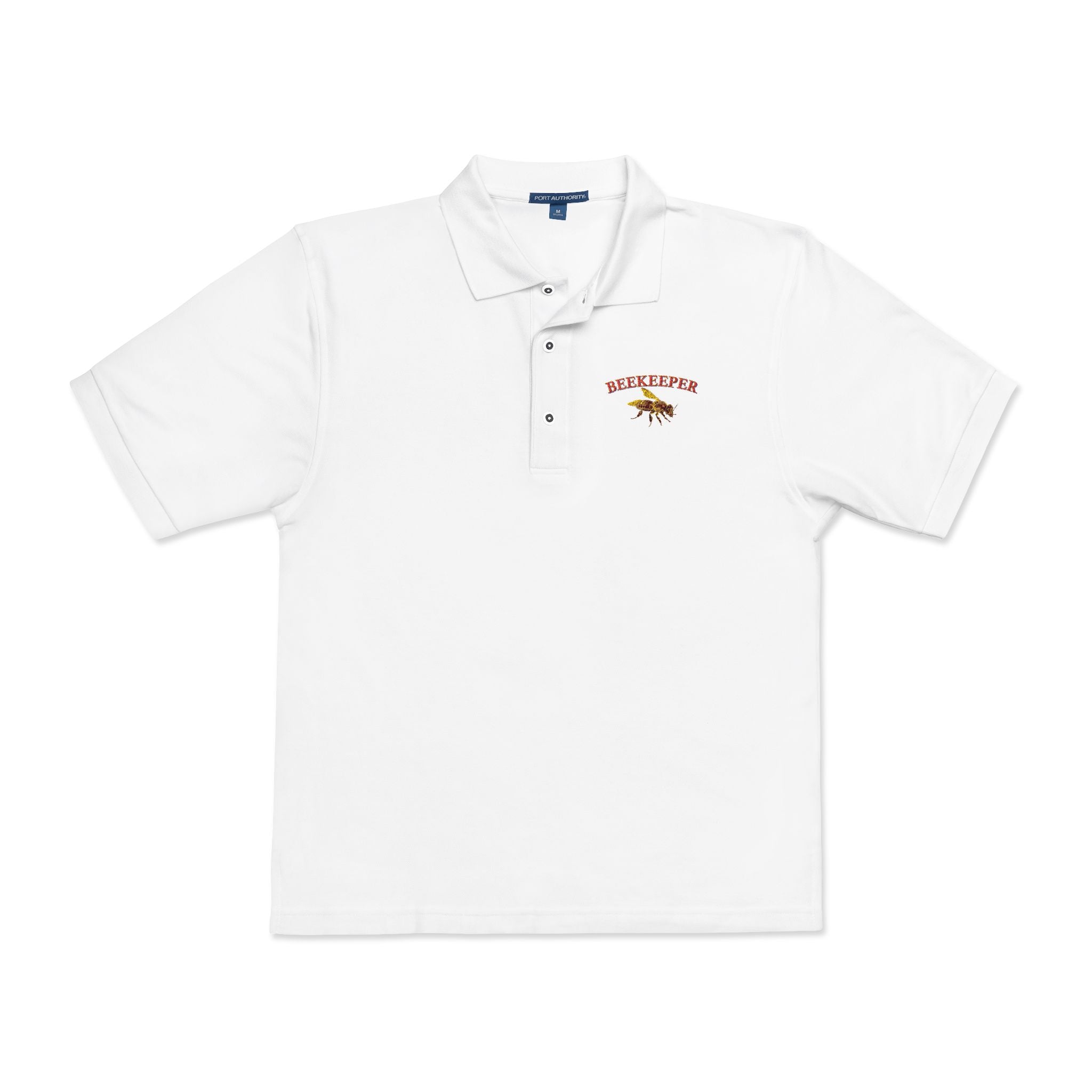 Beekeeper Embroidered Sunflower Polo Shirt
