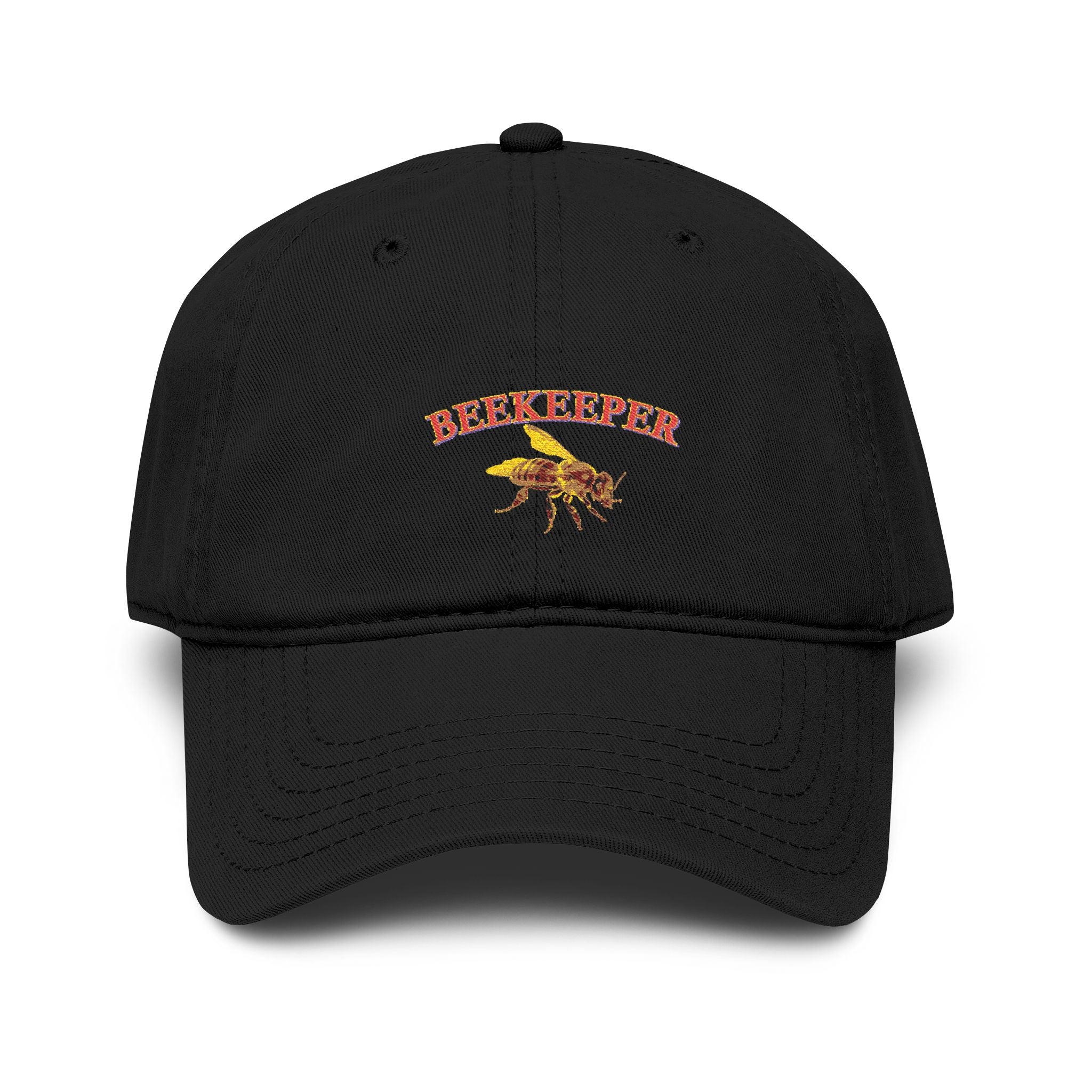 Beekeeper Embroidered Washed Baseball Cap