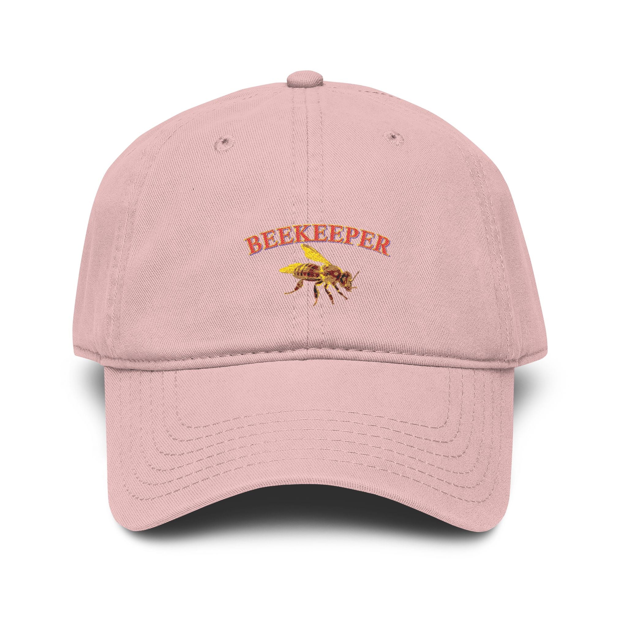 Beekeeper Embroidered Washed Baseball Cap
