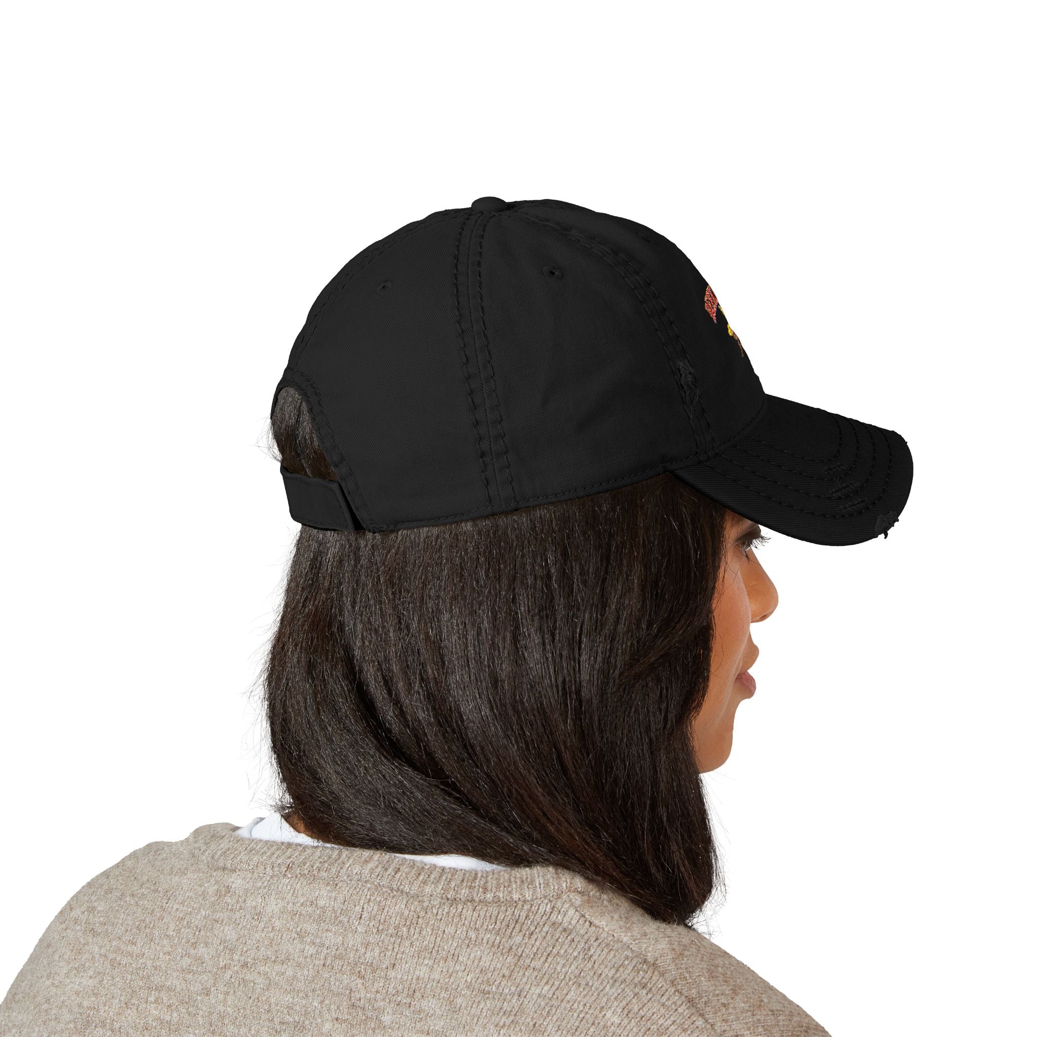 Beekeeper Embroidered Distressed Dad Hat — Vintage Beekeeping Cap