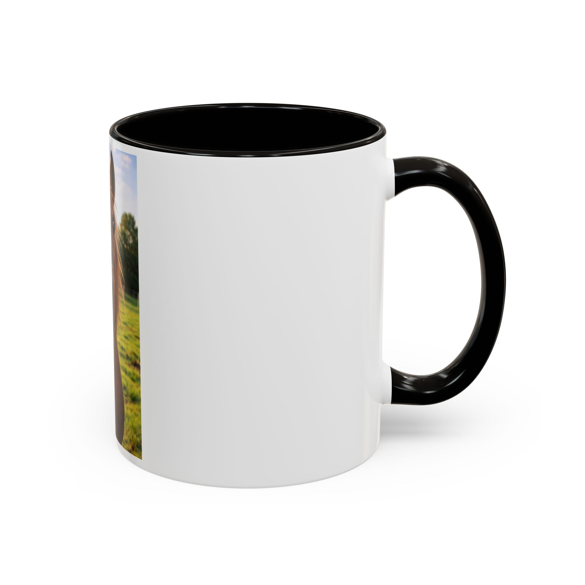 Funny Smiling Horse Coffee Mug – Cute Farm Animal 11oz/15oz Gift