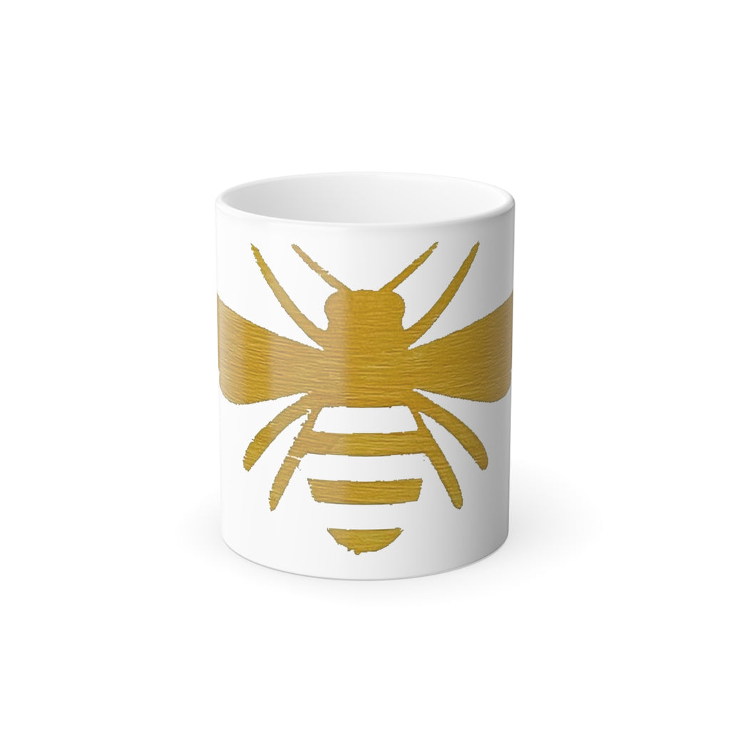 Honeybee Color-Changing Mug — 11oz Heat Reveal Coffee Cup
