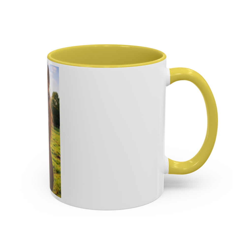 Funny Smiling Horse Coffee Mug – Cute Farm Animal 11oz/15oz Gift