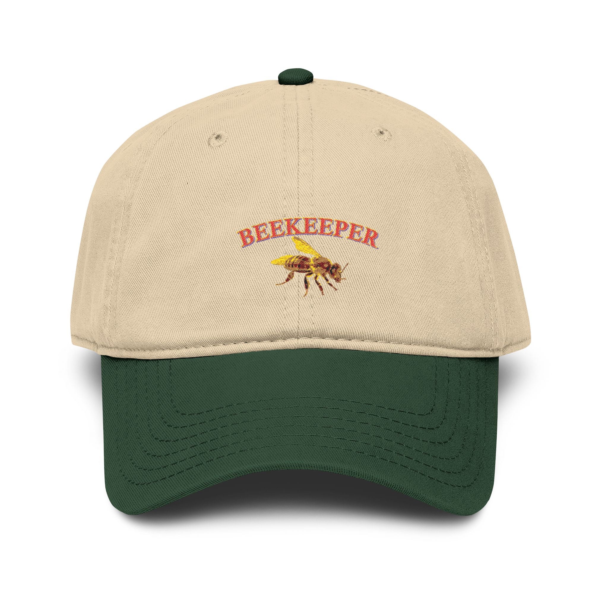Beekeeper Embroidered Washed Baseball Cap