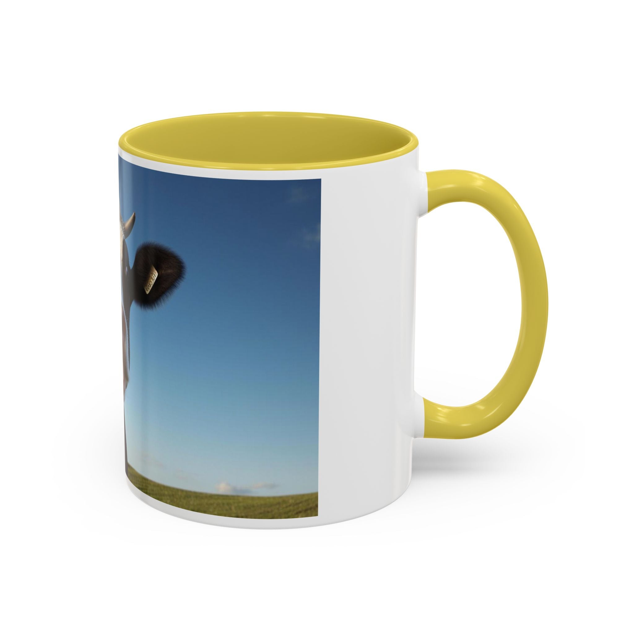 Cow Coffee Mug — Cute Cow Photo Ceramic Mug (11oz & 15oz)