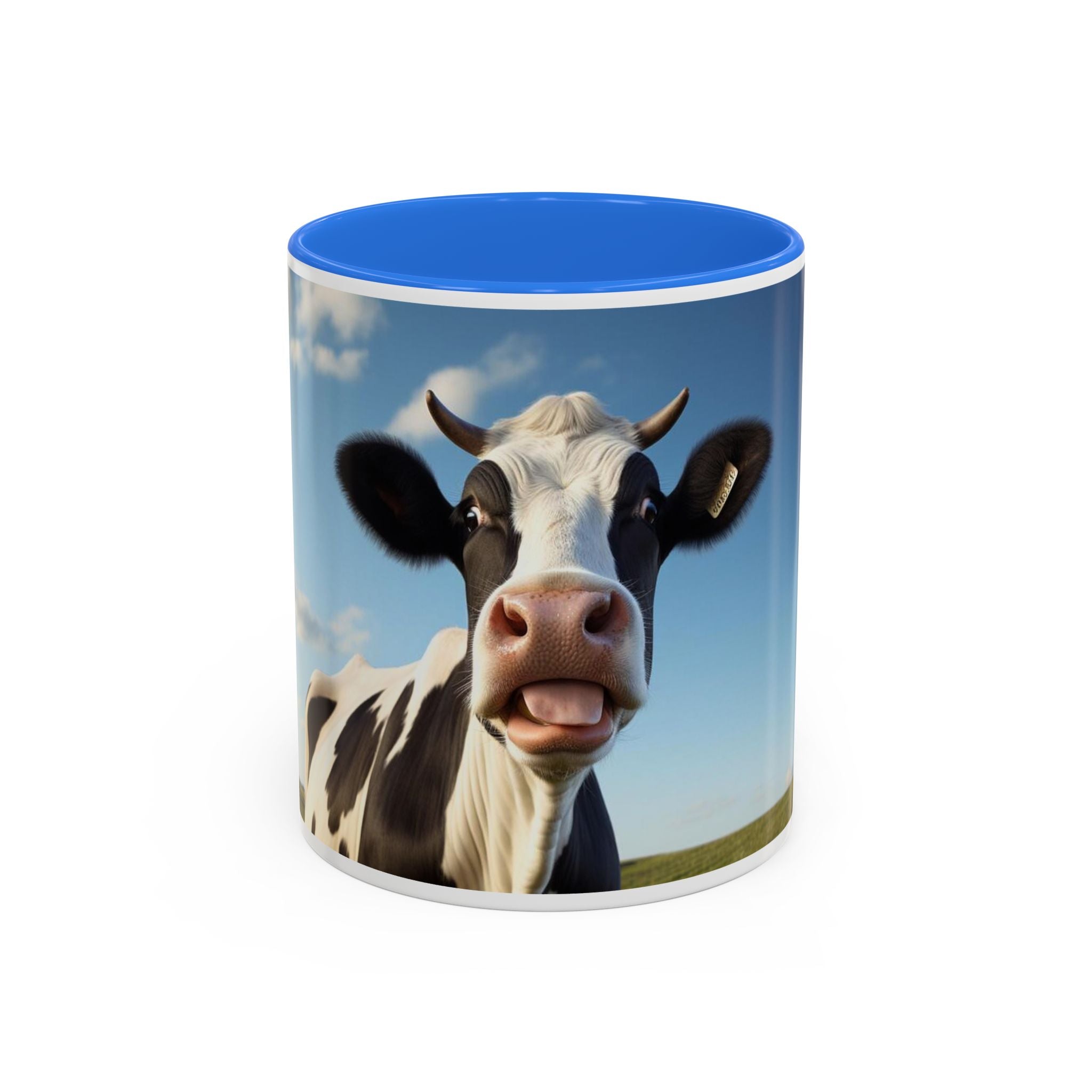 Cow Coffee Mug — Cute Cow Photo Ceramic Mug (11oz & 15oz)