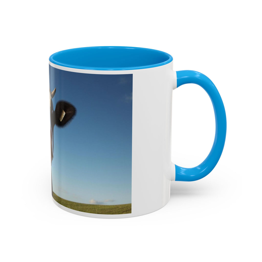 Cow Coffee Mug — Cute Cow Photo Ceramic Mug (11oz & 15oz)