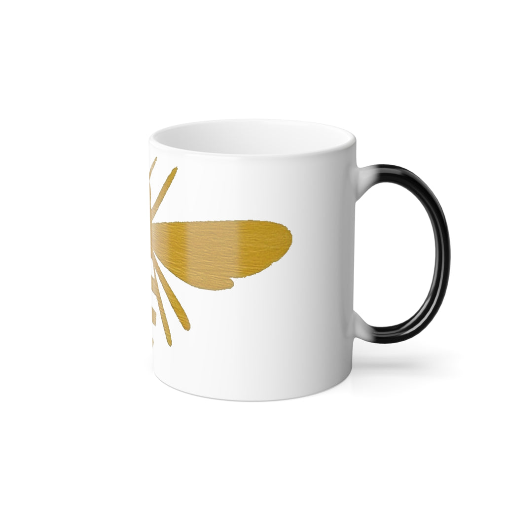 Honeybee Color-Changing Mug — 11oz Heat Reveal Coffee Cup