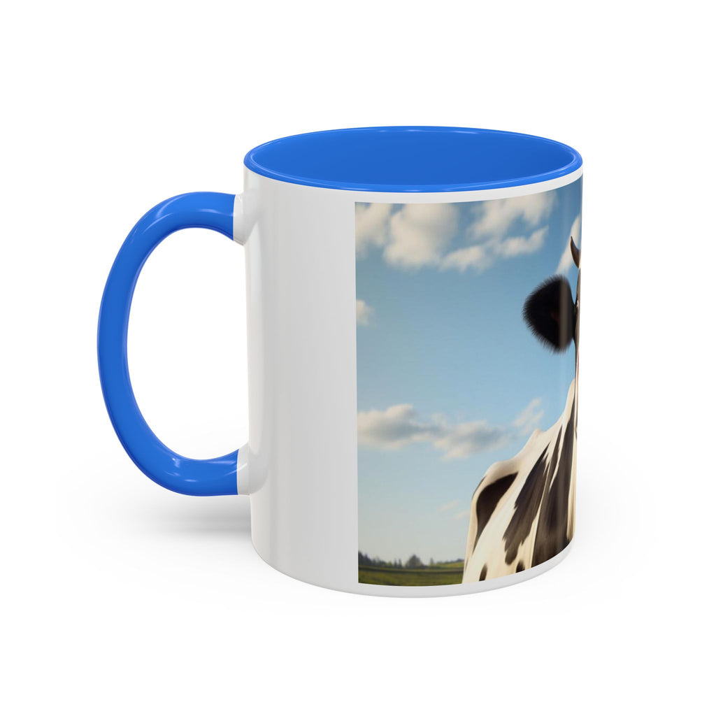 Cow Coffee Mug — Cute Cow Photo Ceramic Mug (11oz & 15oz)
