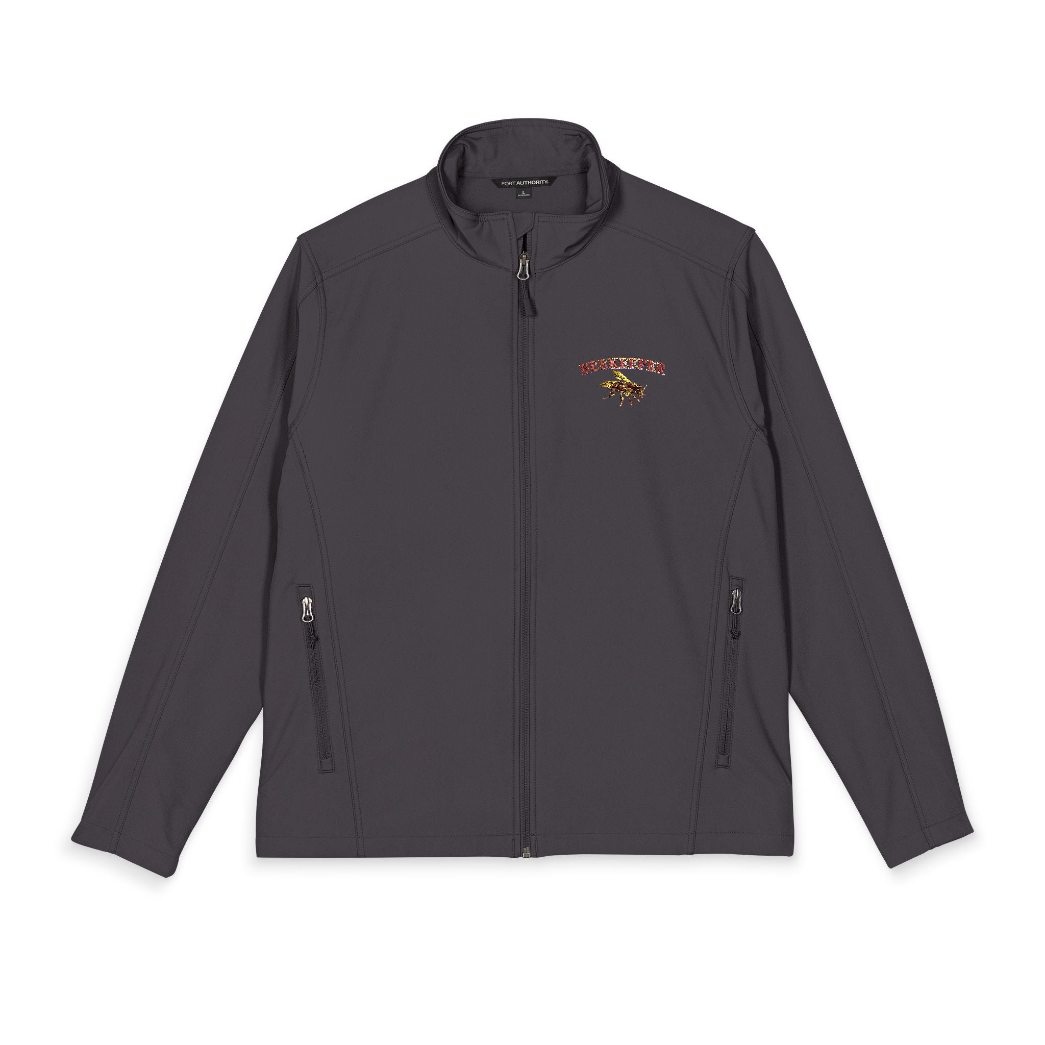 Beekeeper Men's Embroidered Soft Shell Jacket - Autumn Leaf Crest