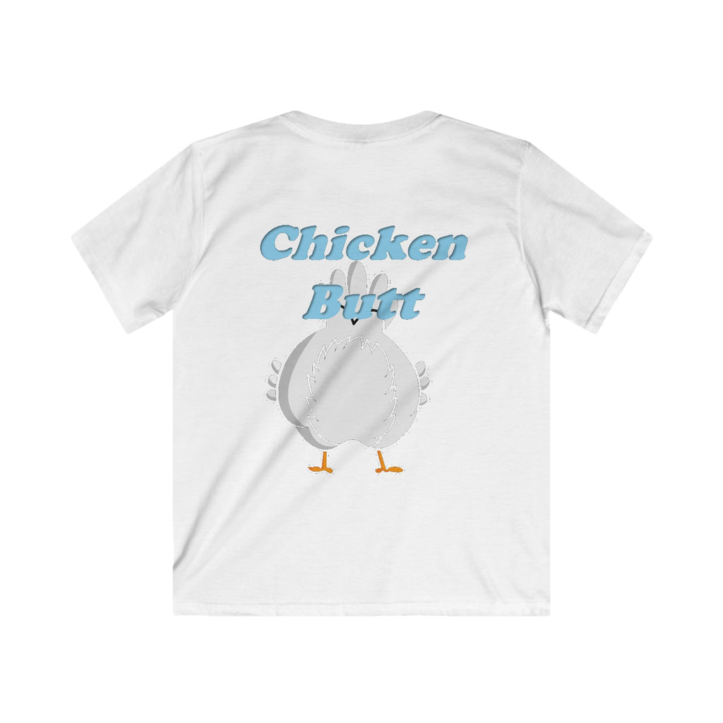 Kids Tee — "Guess What?" "Chicken Butt" Cute Graphic Shirt