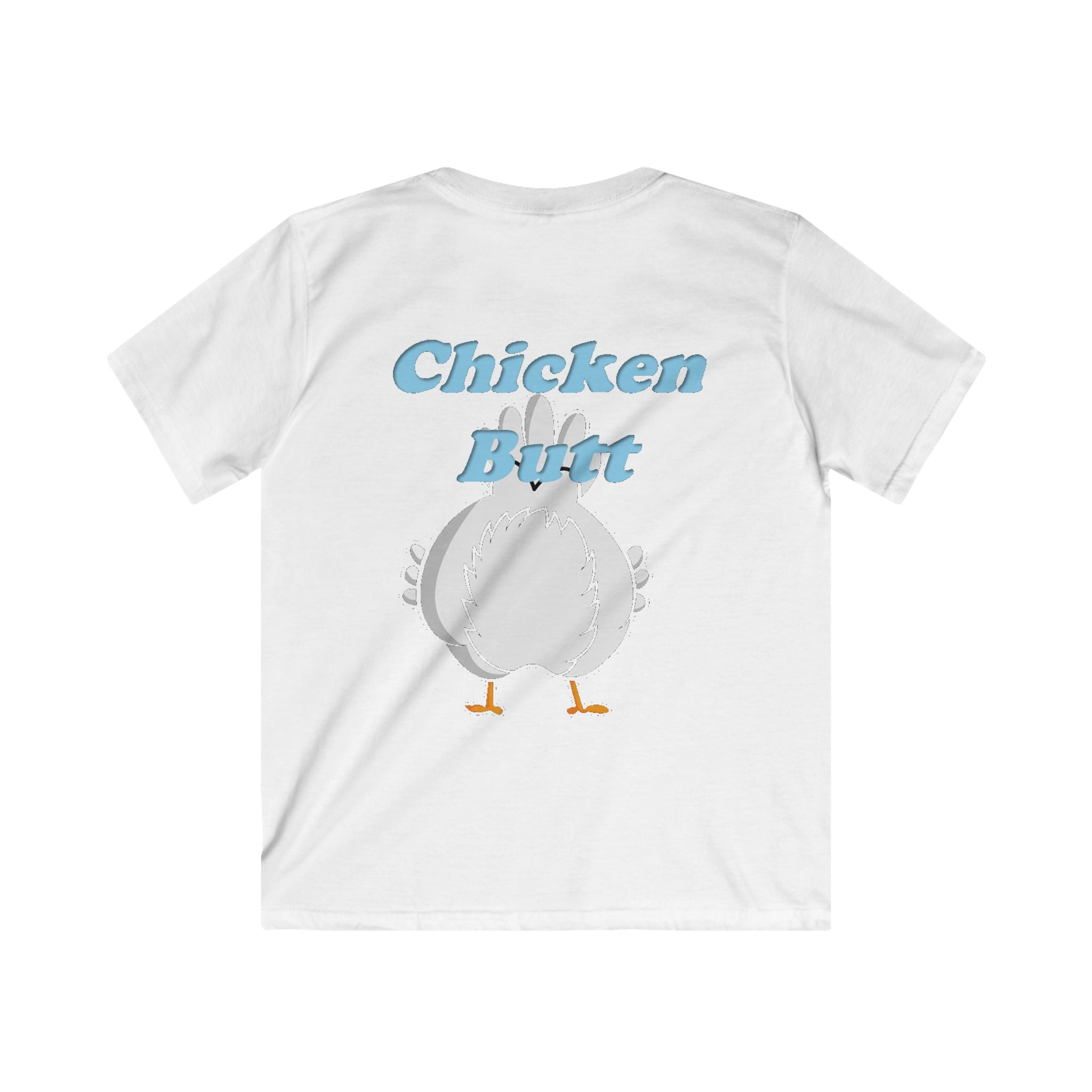 Kids Tee — "Guess What?" "Chicken Butt" Cute Graphic Shirt