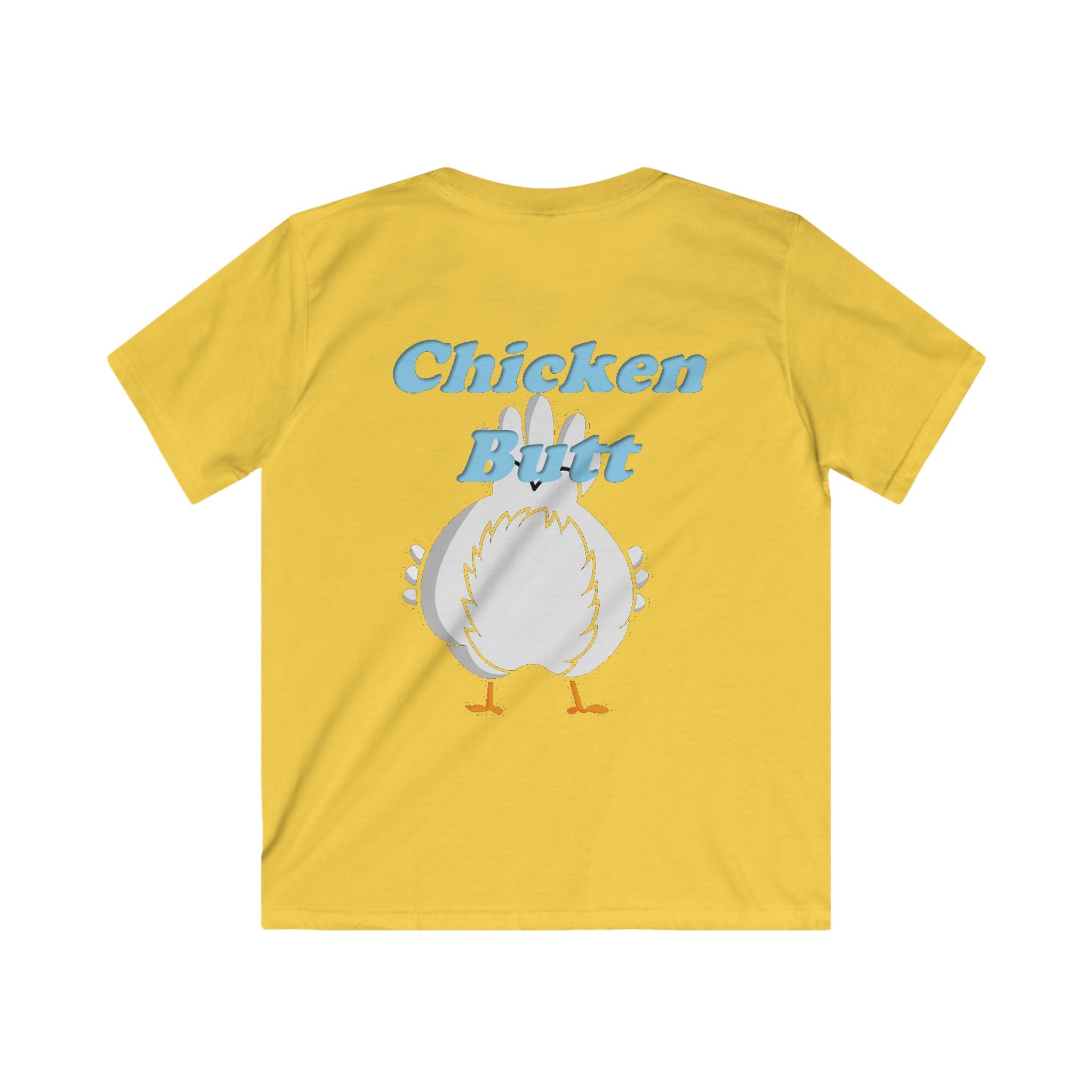 Kids Tee — "Guess What?" "Chicken Butt" Cute Graphic Shirt