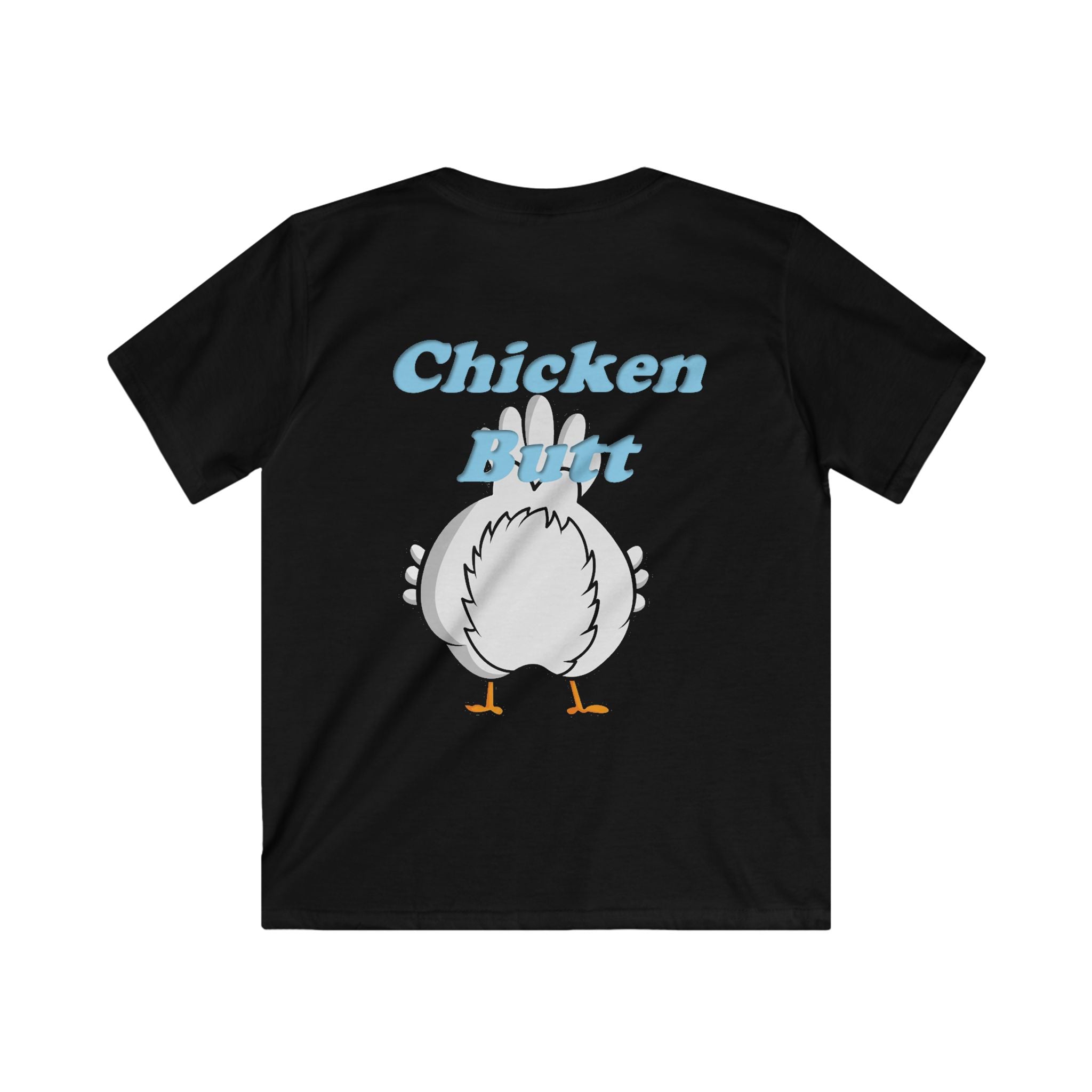 Kids Tee — "Guess What?" "Chicken Butt" Cute Graphic Shirt