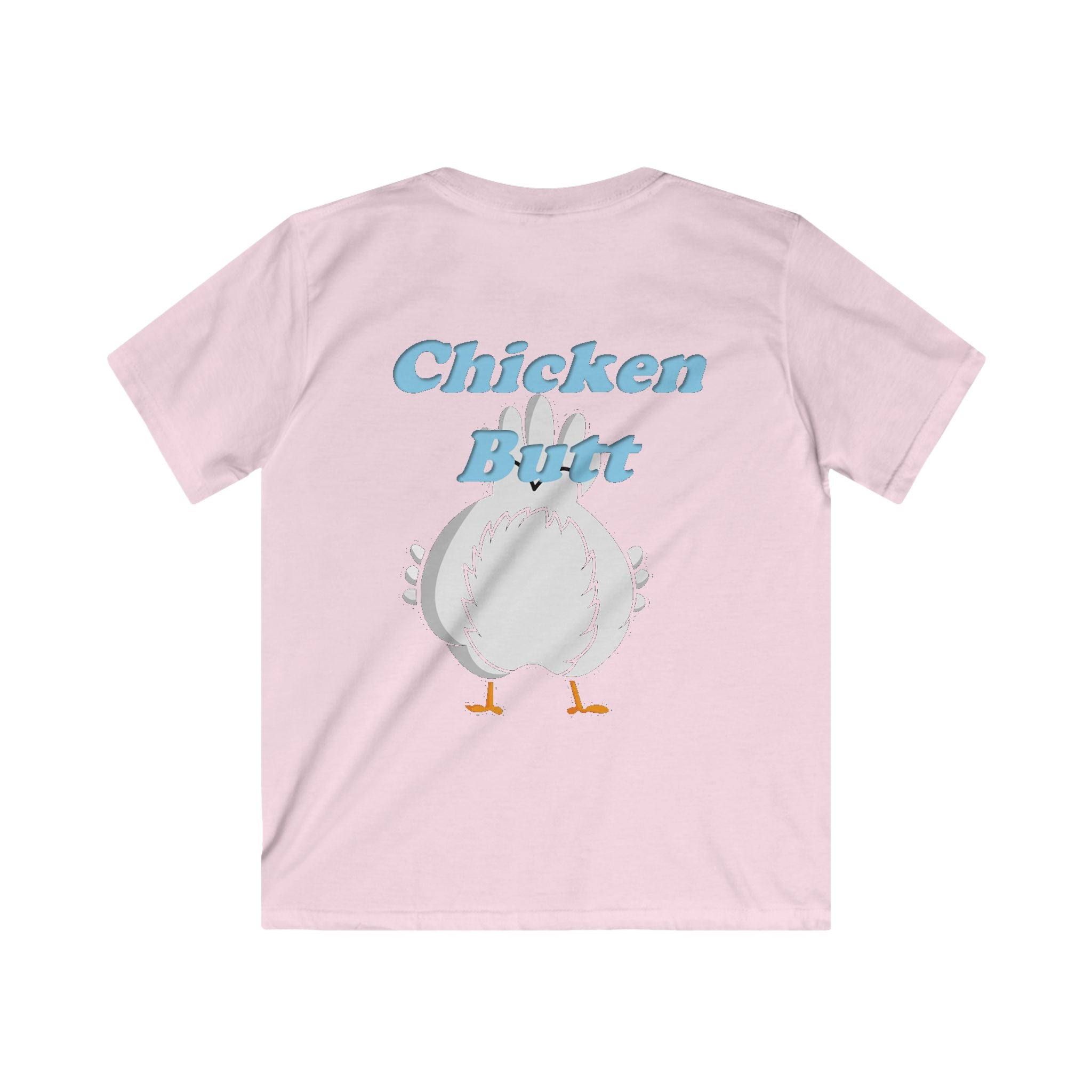 Kids Tee — "Guess What?" "Chicken Butt" Cute Graphic Shirt