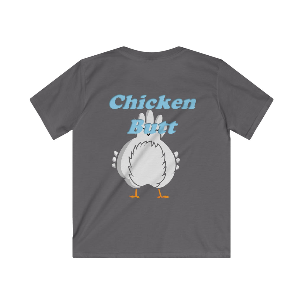 Kids Tee — "Guess What?" "Chicken Butt" Cute Graphic Shirt