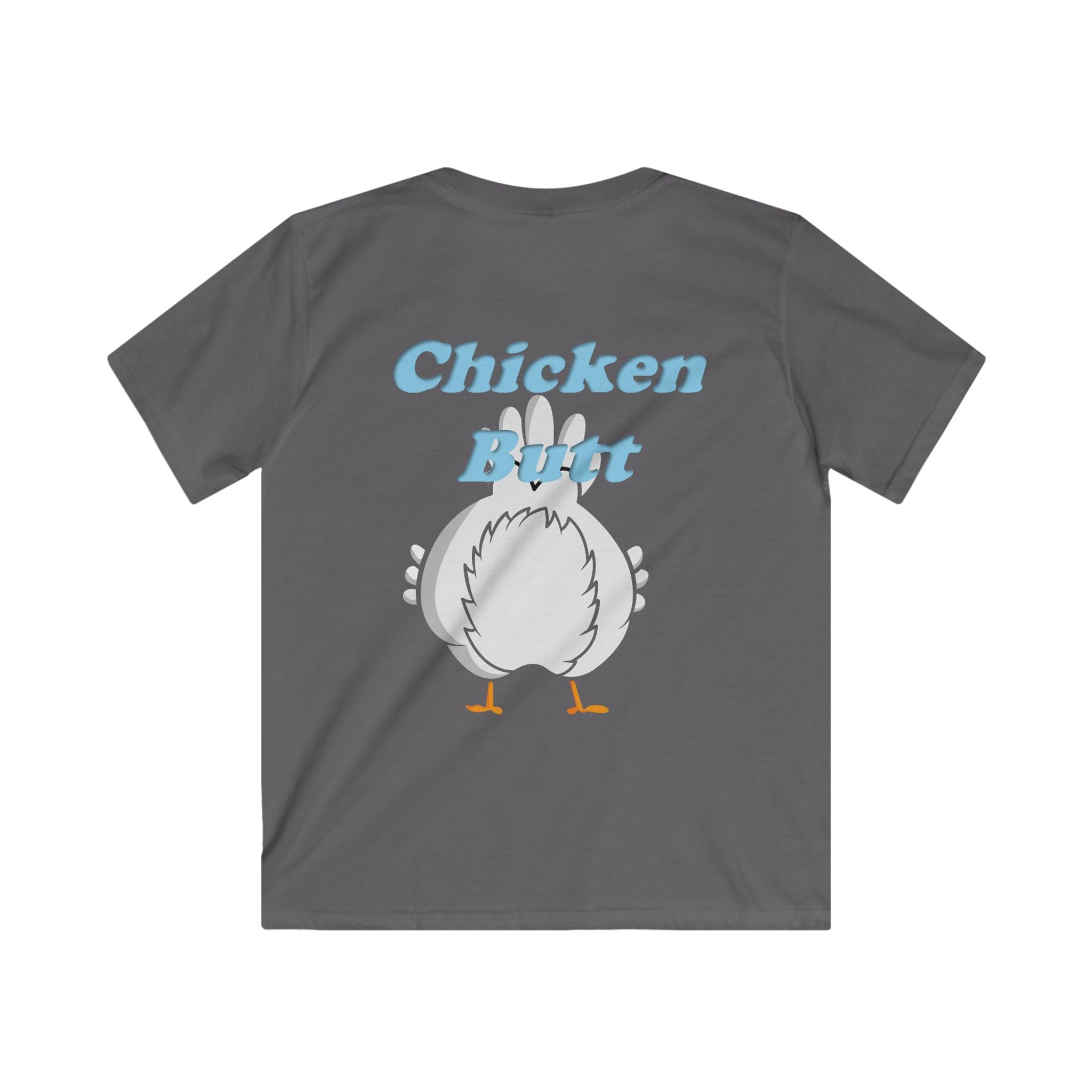 Kids Tee — "Guess What?" "Chicken Butt" Cute Graphic Shirt