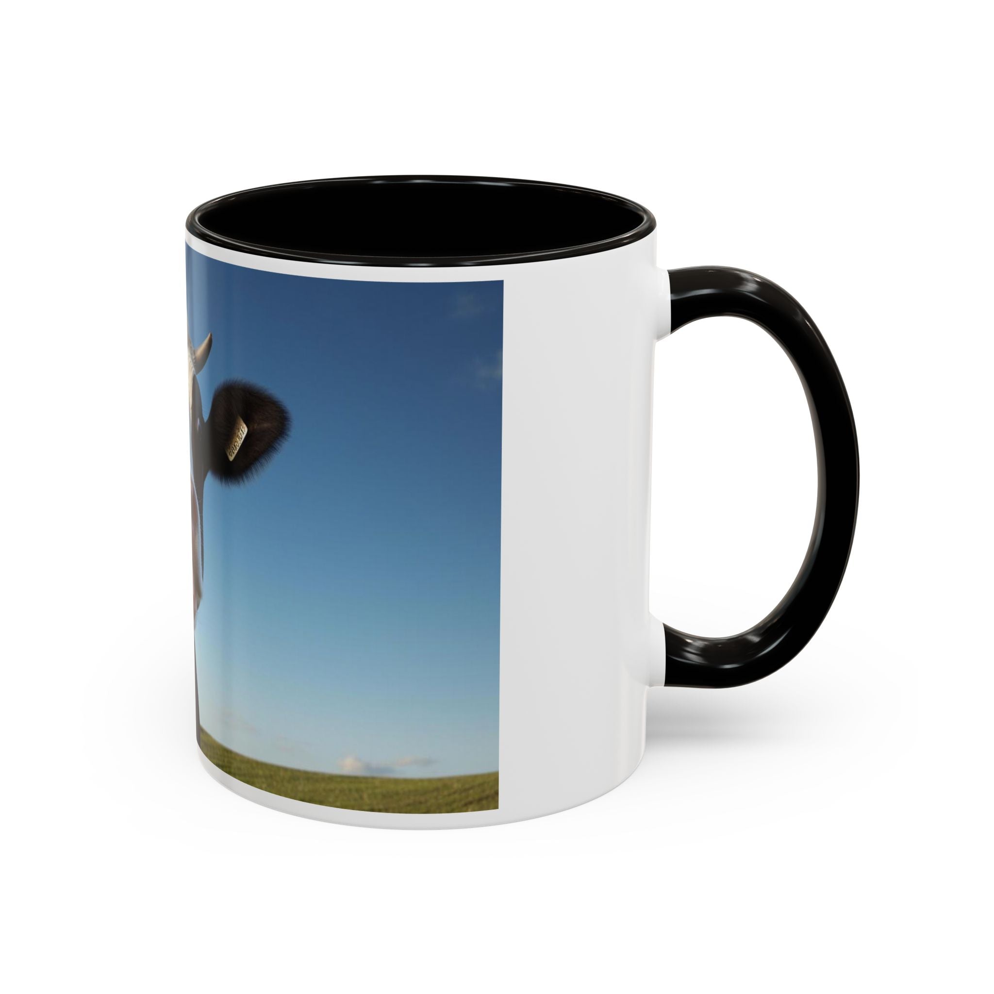Cow Coffee Mug — Cute Cow Photo Ceramic Mug (11oz & 15oz)
