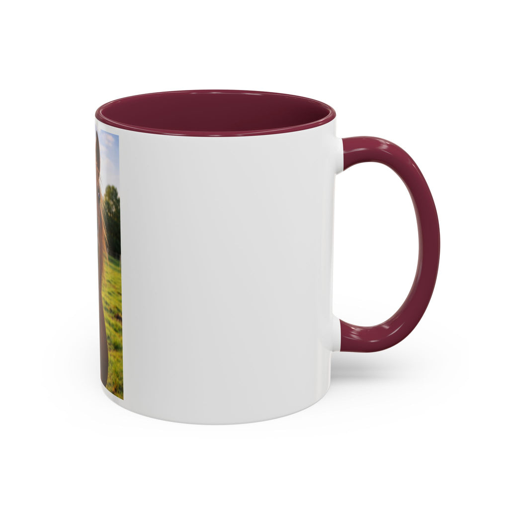 Funny Smiling Horse Coffee Mug – Cute Farm Animal 11oz/15oz Gift