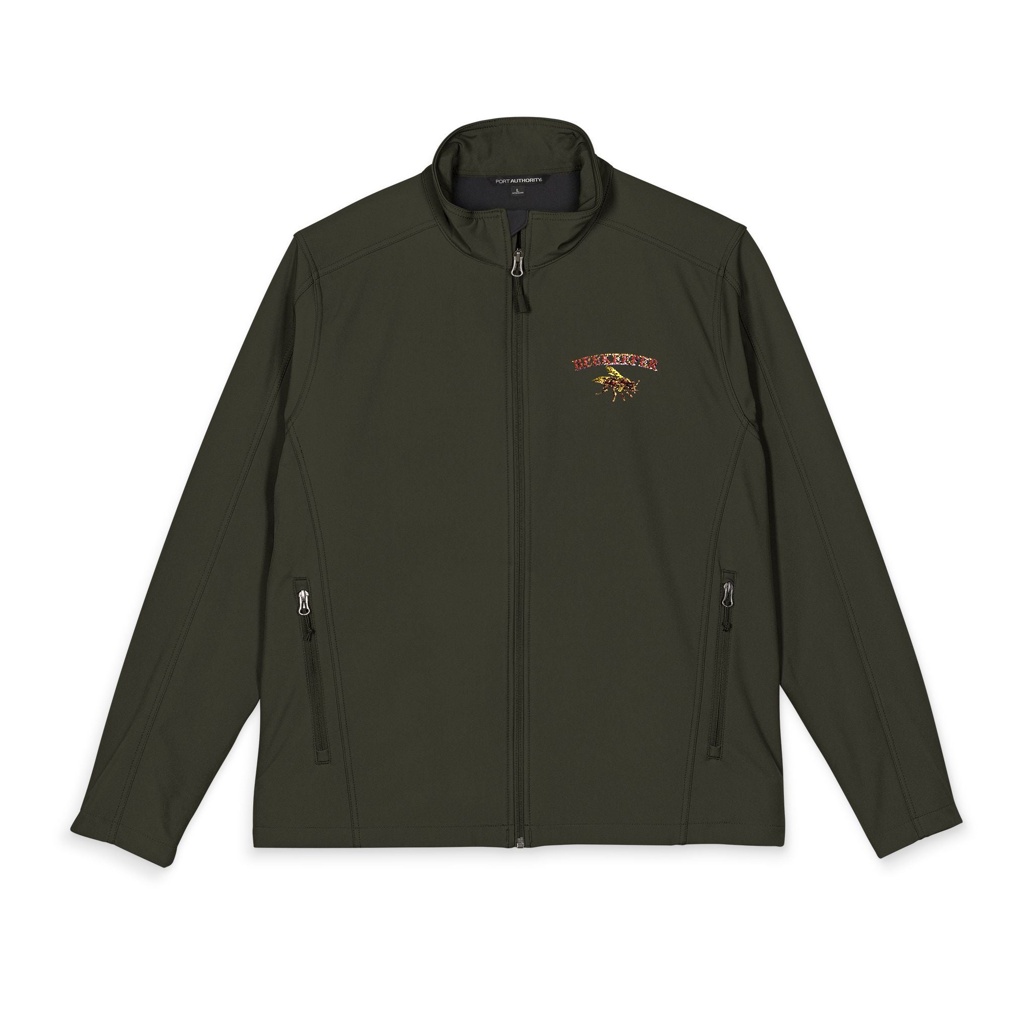 Beekeeper Men's Embroidered Soft Shell Jacket - Autumn Leaf Crest