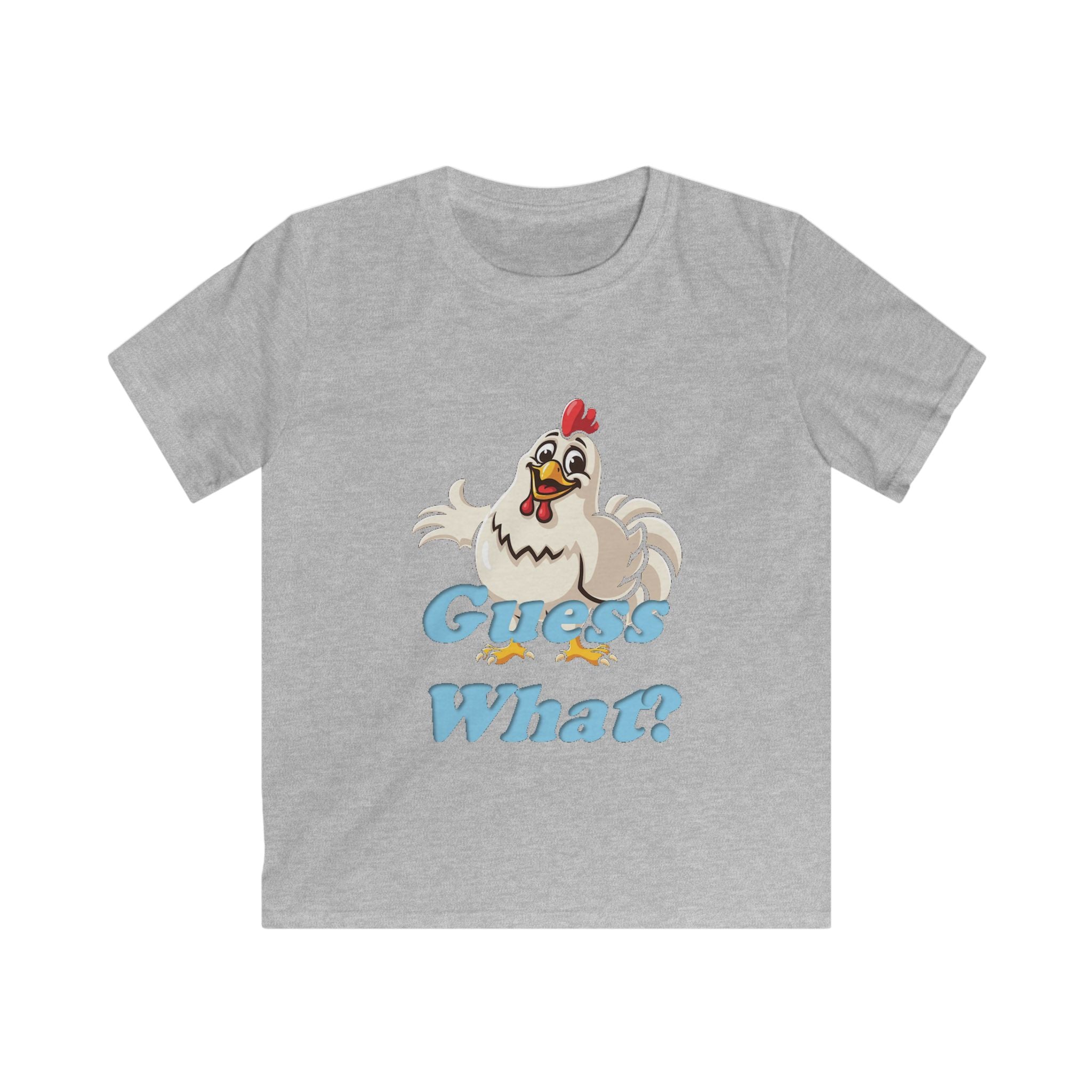 Kids Tee — "Guess What?" "Chicken Butt" Cute Graphic Shirt