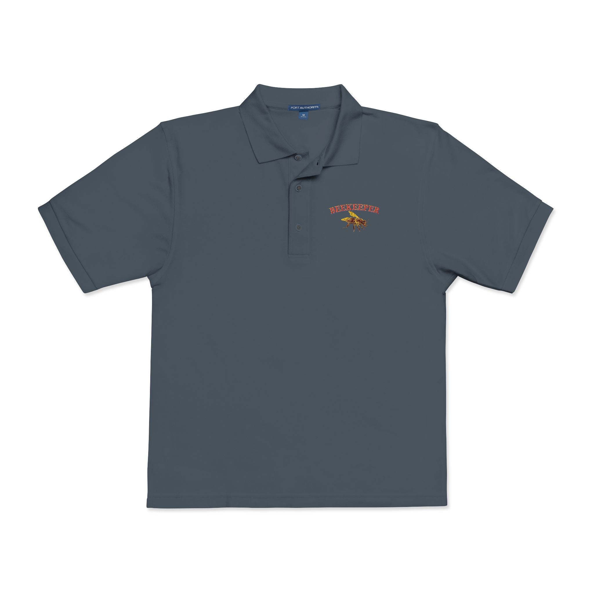 Beekeeper Embroidered Sunflower Polo Shirt