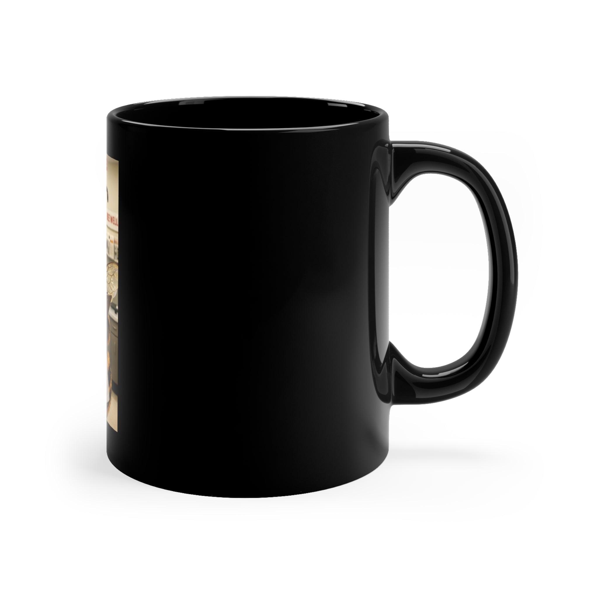 Nurse Bee Coffee Mug - Cute Nurse Bee Design 11oz Black Mug