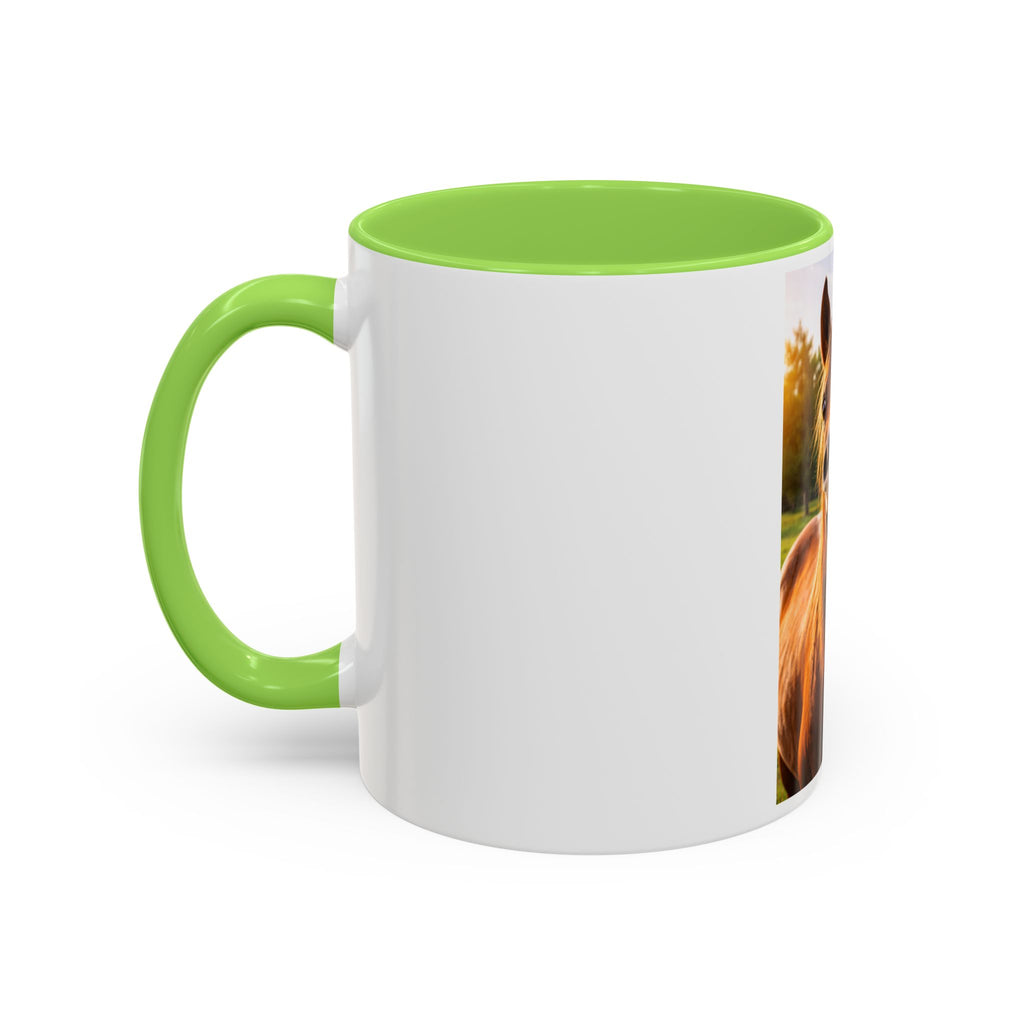 Funny Smiling Horse Coffee Mug – Cute Farm Animal 11oz/15oz Gift
