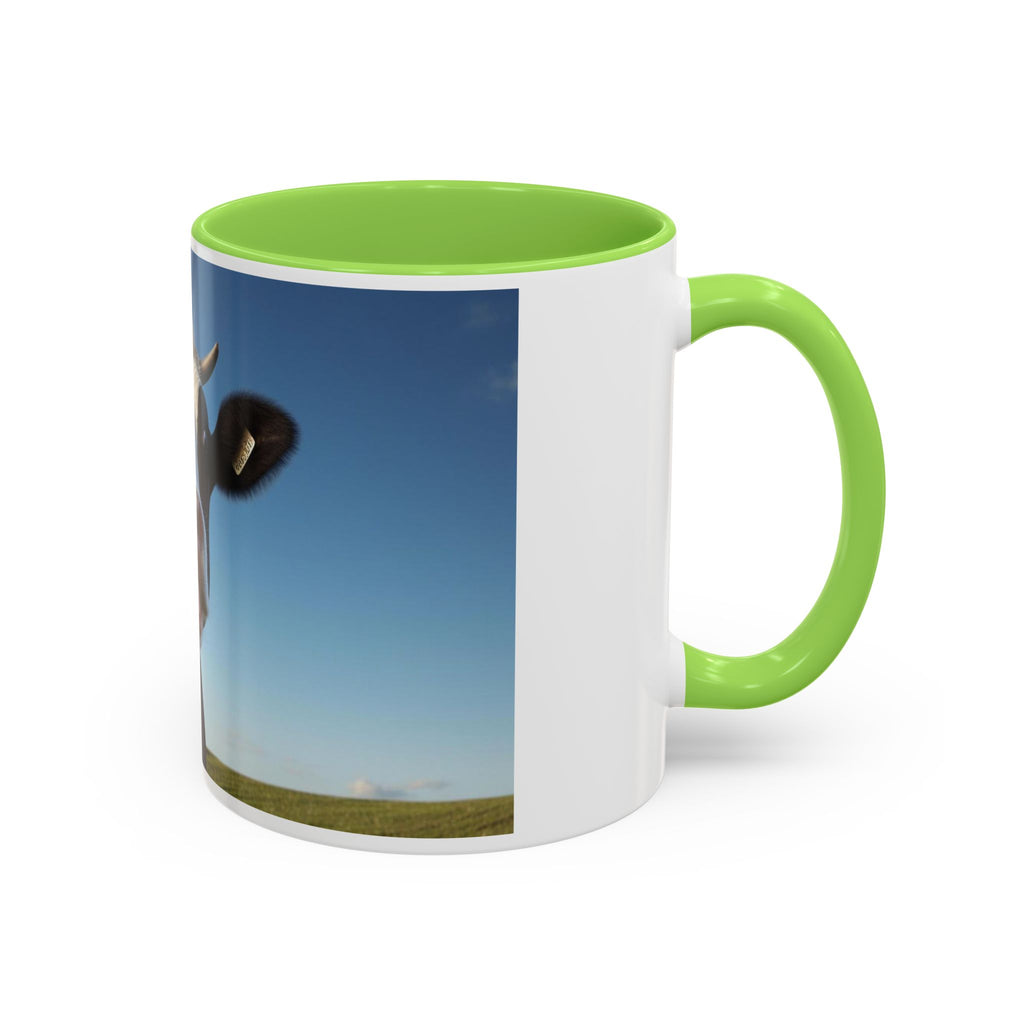 Cow Coffee Mug — Cute Cow Photo Ceramic Mug (11oz & 15oz)