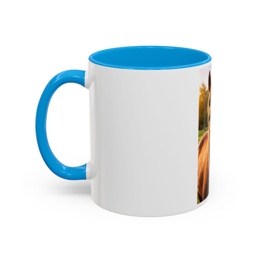 Funny Smiling Horse Coffee Mug – Cute Farm Animal 11oz/15oz Gift