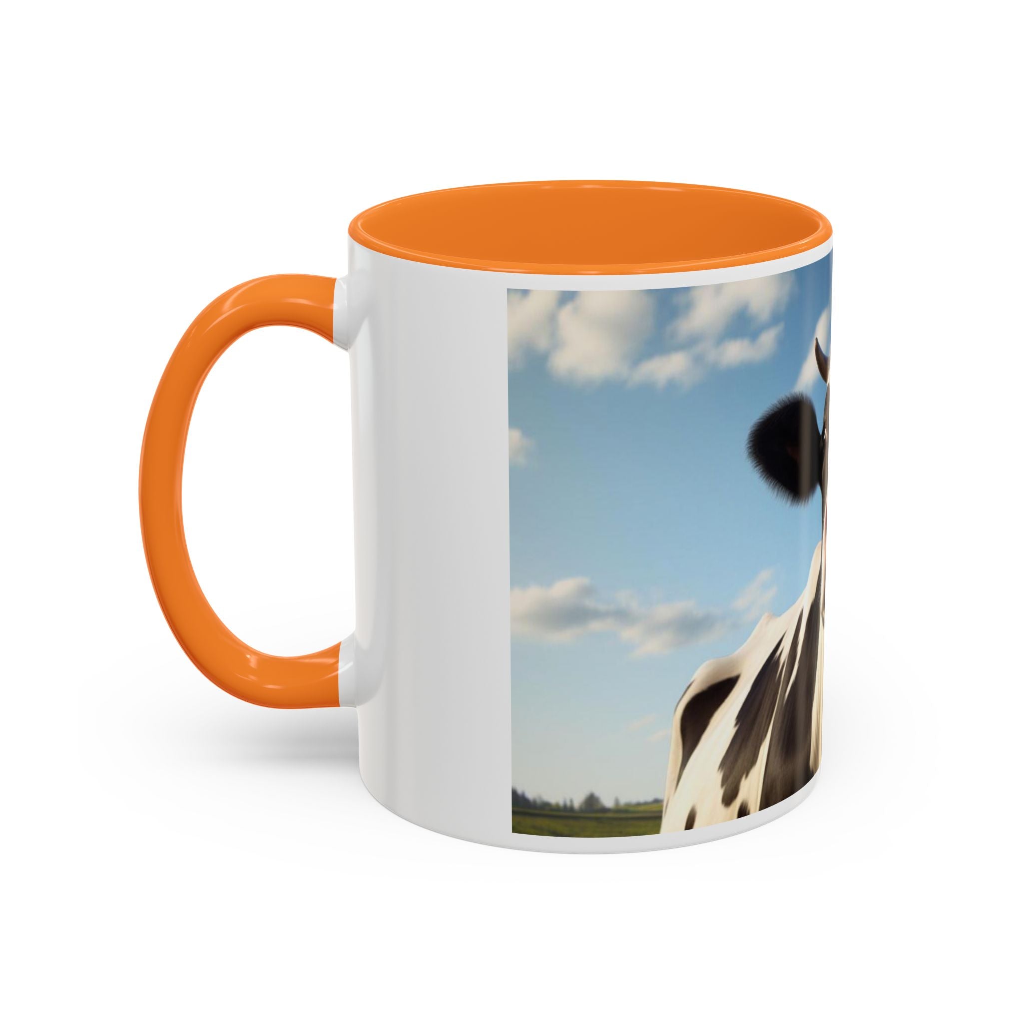 Cow Coffee Mug — Cute Cow Photo Ceramic Mug (11oz & 15oz)