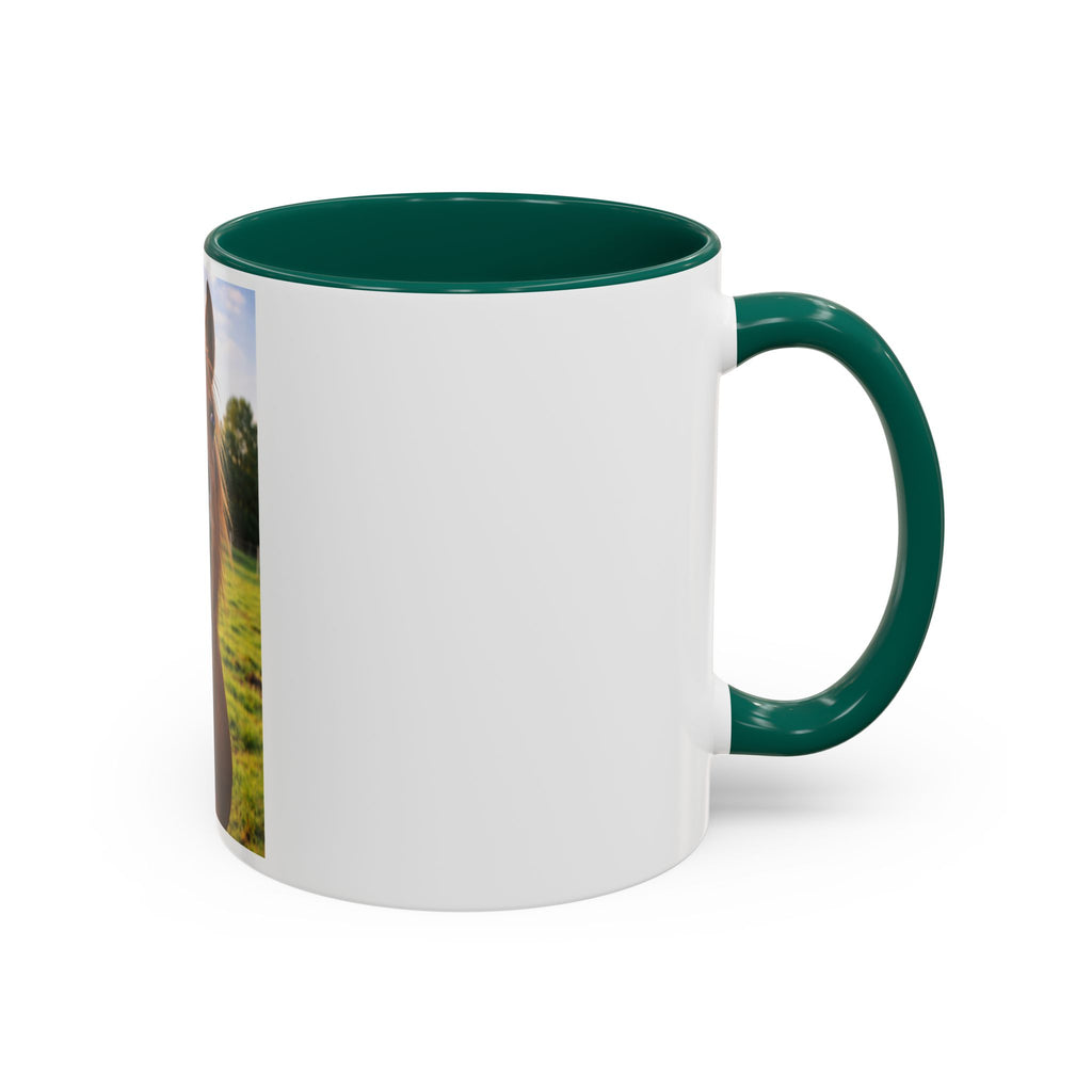 Funny Smiling Horse Coffee Mug – Cute Farm Animal 11oz/15oz Gift