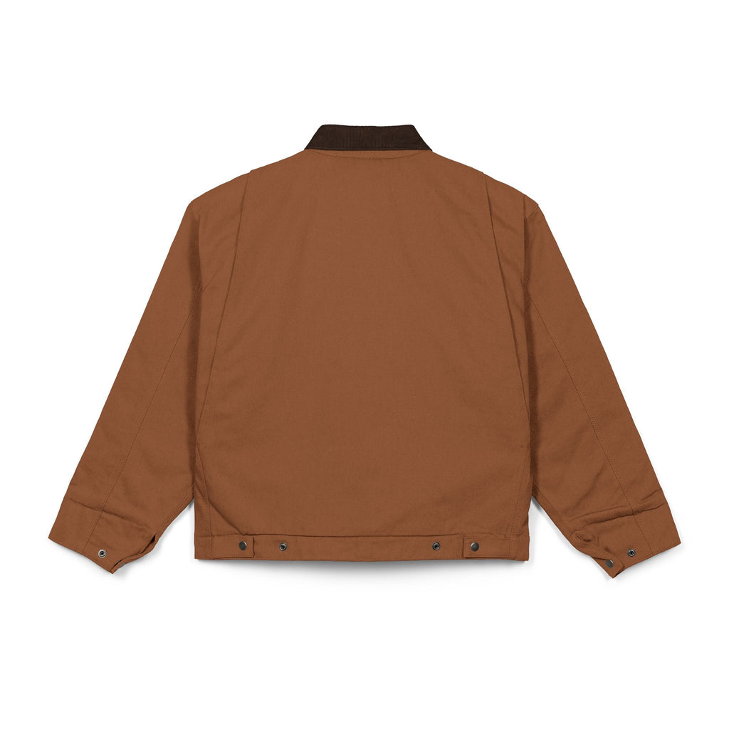 Beekeeper Duck Cloth Work Jacket — Embroidered Chest Logo, Durable Carpenter-Style Coat