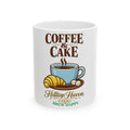Coffee and Cake Ceramic Mug, (11oz, 15oz)