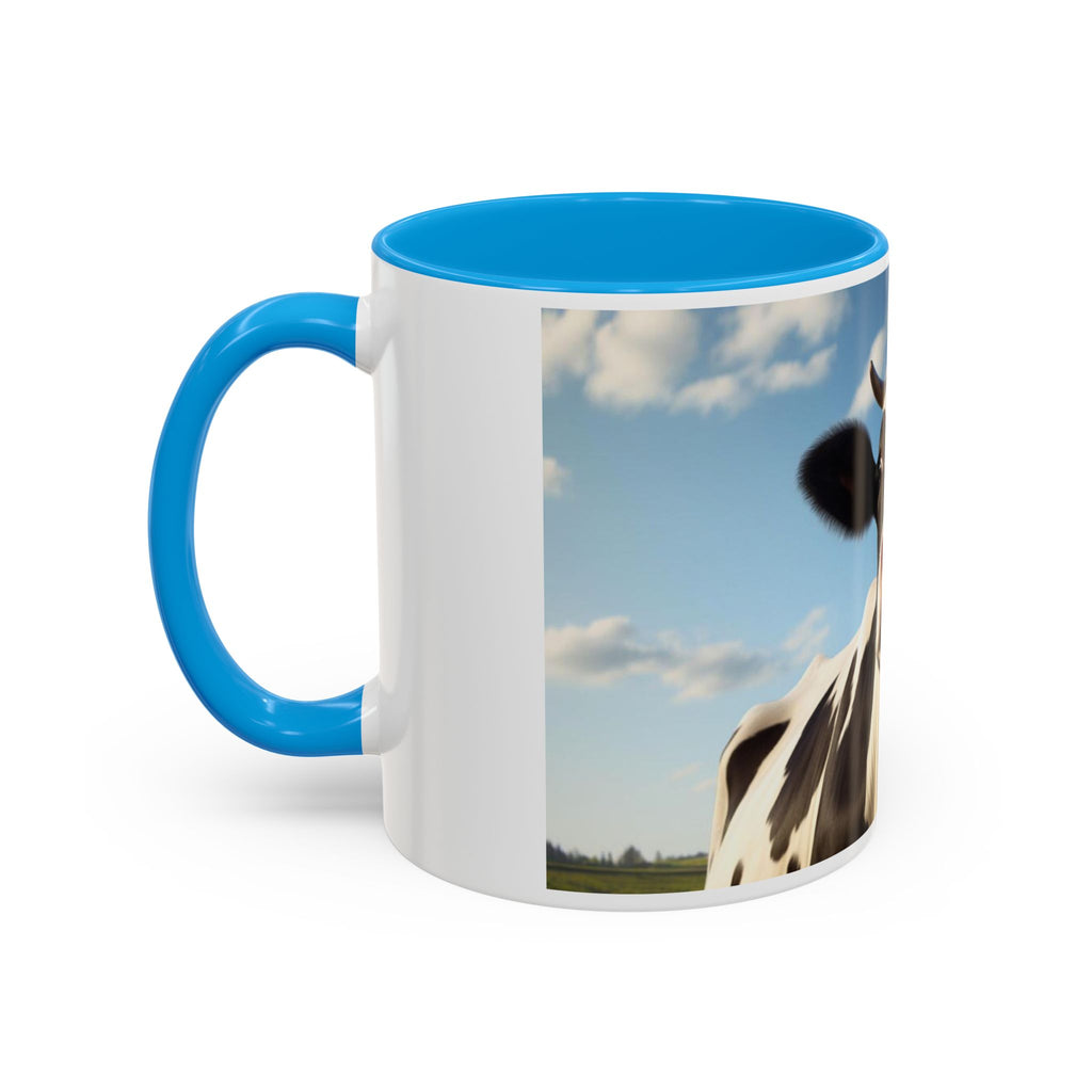 Cow Coffee Mug — Cute Cow Photo Ceramic Mug (11oz & 15oz)