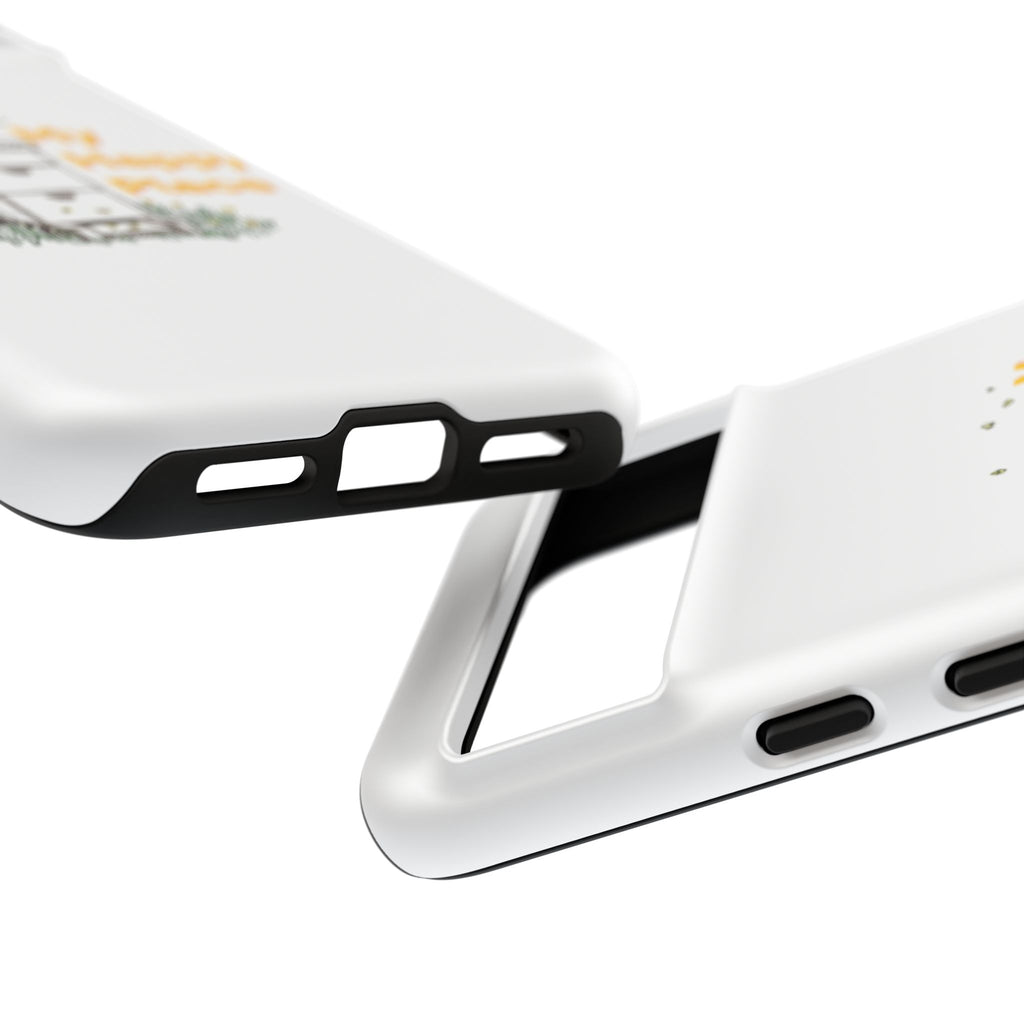 Phone Case — 'My Happy Place' Bee Hive Design Protective Cover
