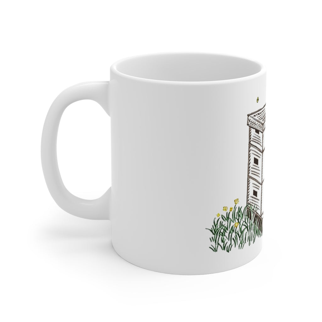 Beehive 'My Happy Place' Ceramic Mug — Beekeeper Gift